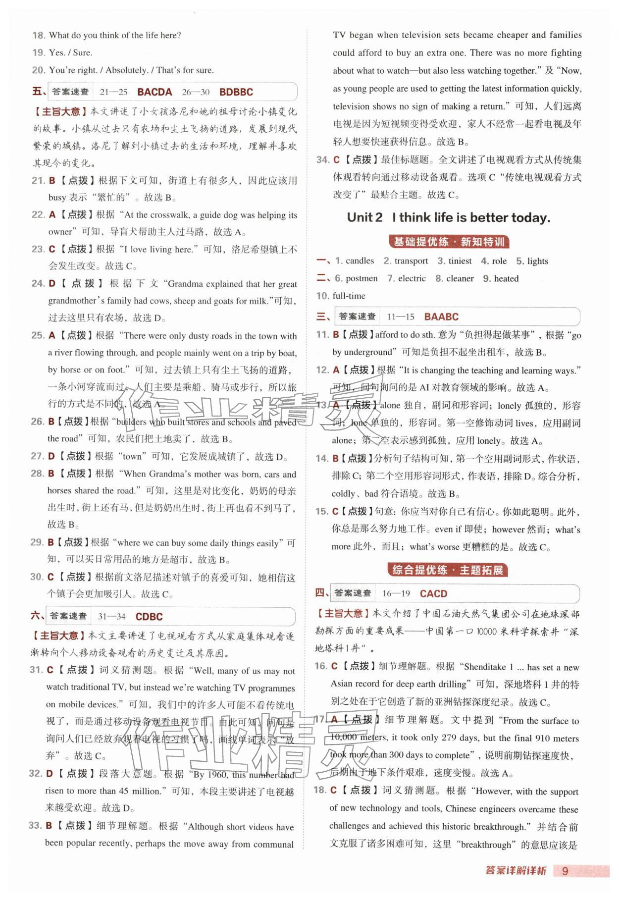 2026年综合应用创新题典中点九年级英语下册外研版&nbsp;第9页