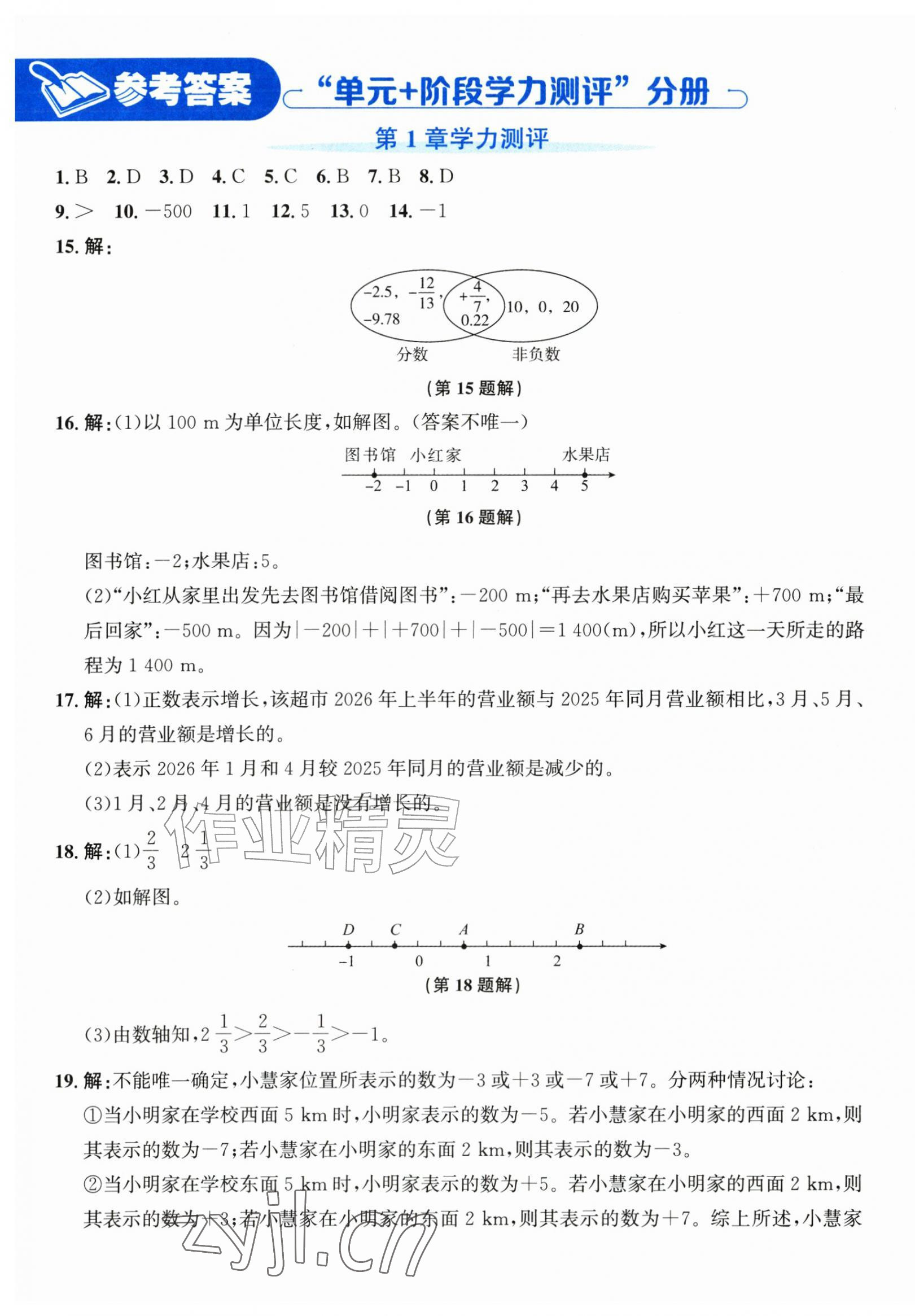 2026年奔跑吧全程领航卷七年级数学上册浙教版&nbsp;第1页