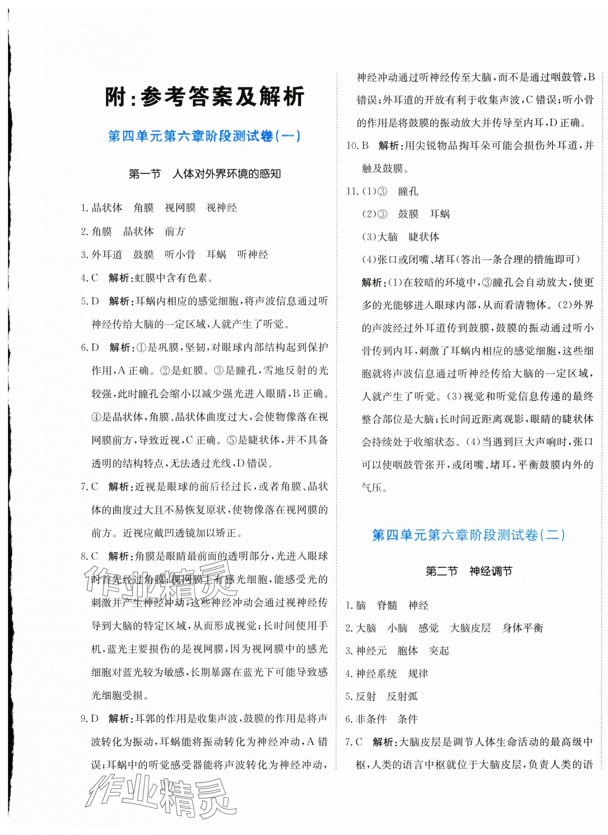 2025年新目标检测同步单元测试卷八年级生物上册人教版 第1页