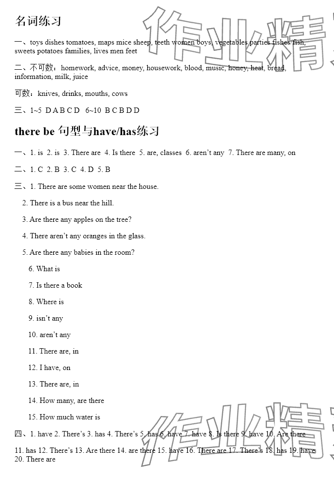 2025年蘇學(xué)精品六年級(jí)英語下冊(cè)譯林版 參考答案第12頁