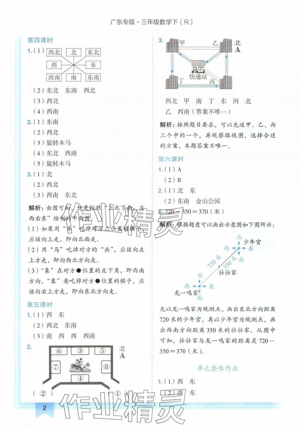 2024年黃岡小狀元作業(yè)本三年級(jí)數(shù)學(xué)下冊(cè)人教版廣東專(zhuān)版 第2頁(yè)