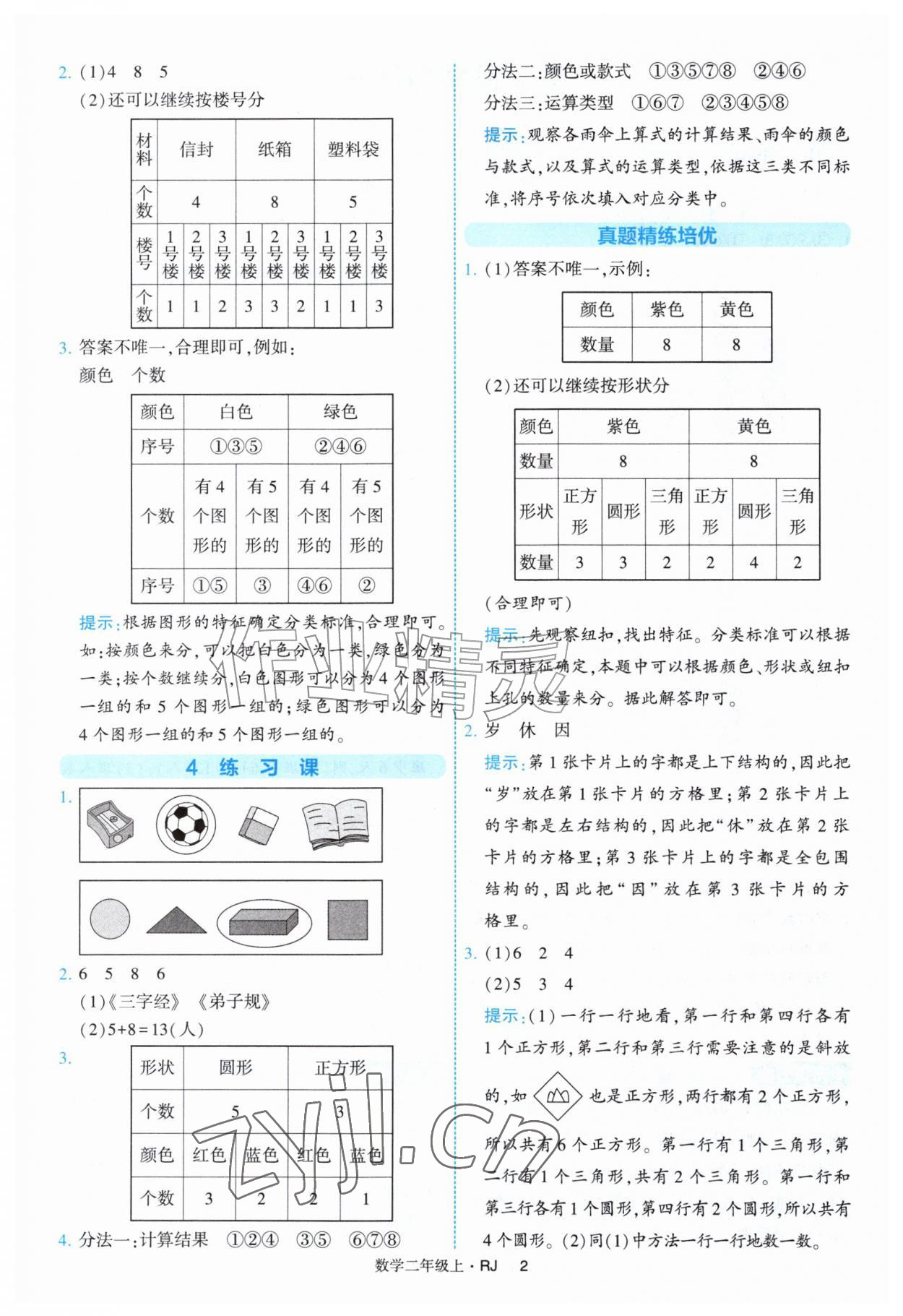 2026年经纶学典提高班二年级数学上册人教版&nbsp;第2页