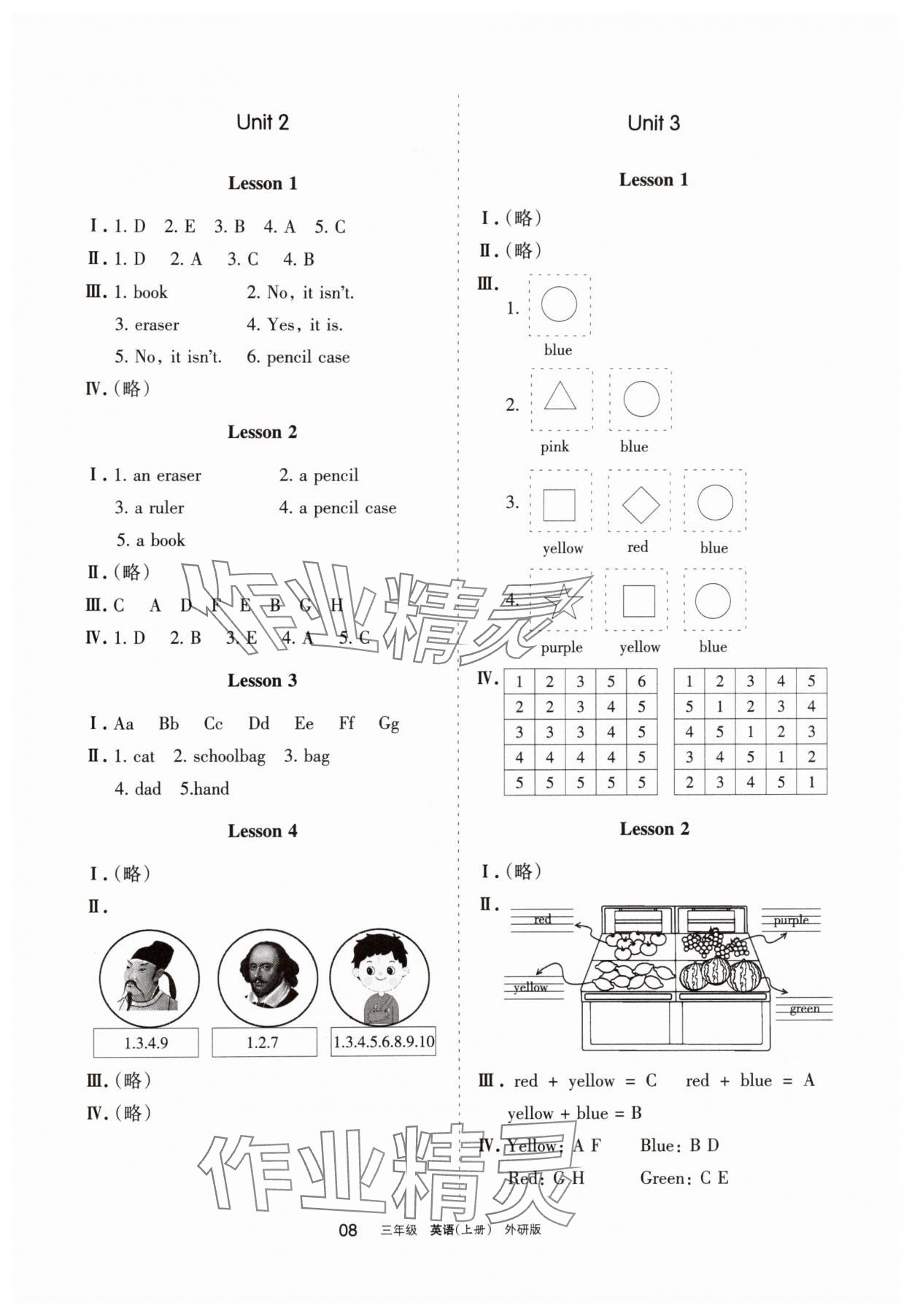 2025年学习之友三年级英语上册外研版 第2页