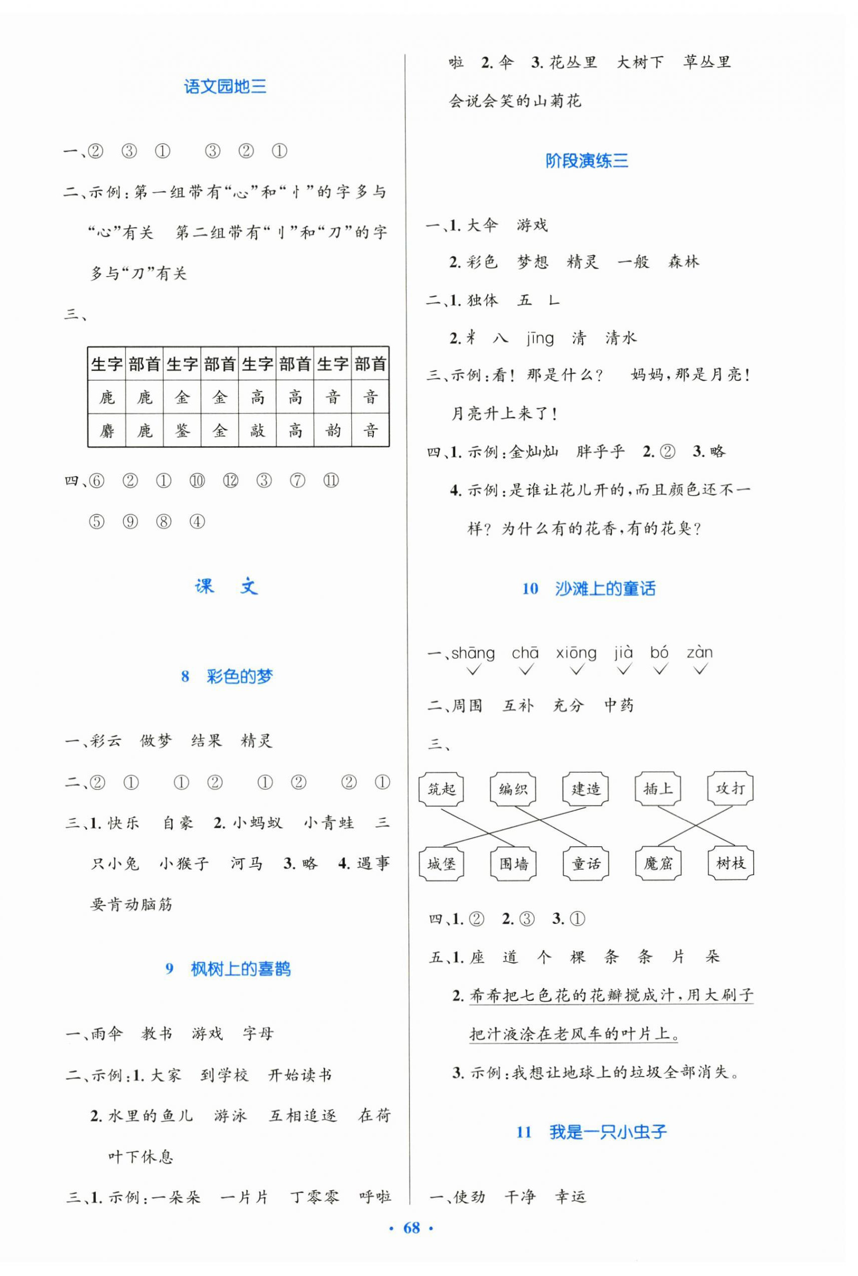 2024年同步測控優(yōu)化設(shè)計(jì)二年級語文下冊人教版增強(qiáng)版 第4頁