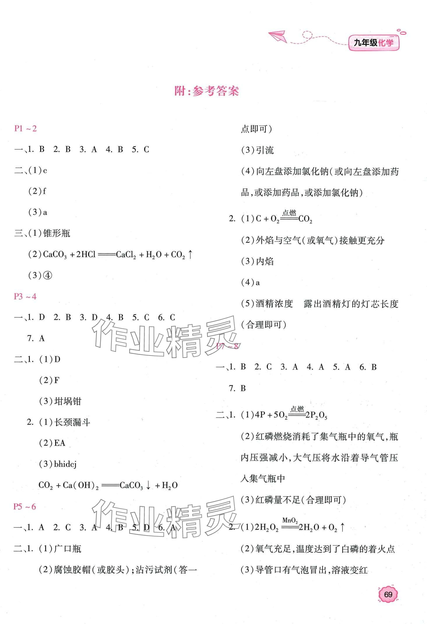 2024年新課標寒假樂園九年級化學 第1頁