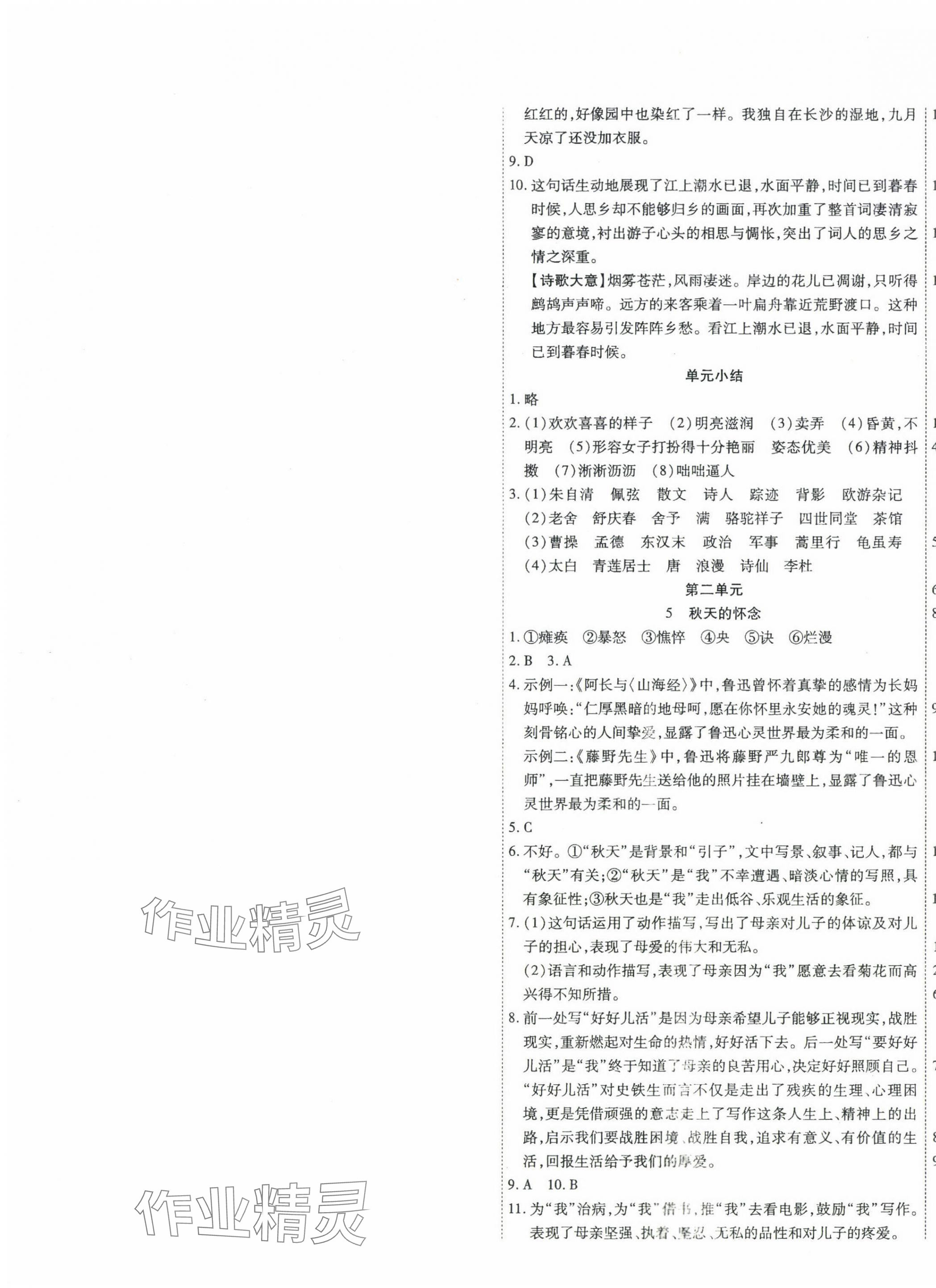 2023年暢行課堂七年級語文上冊人教版 第3頁