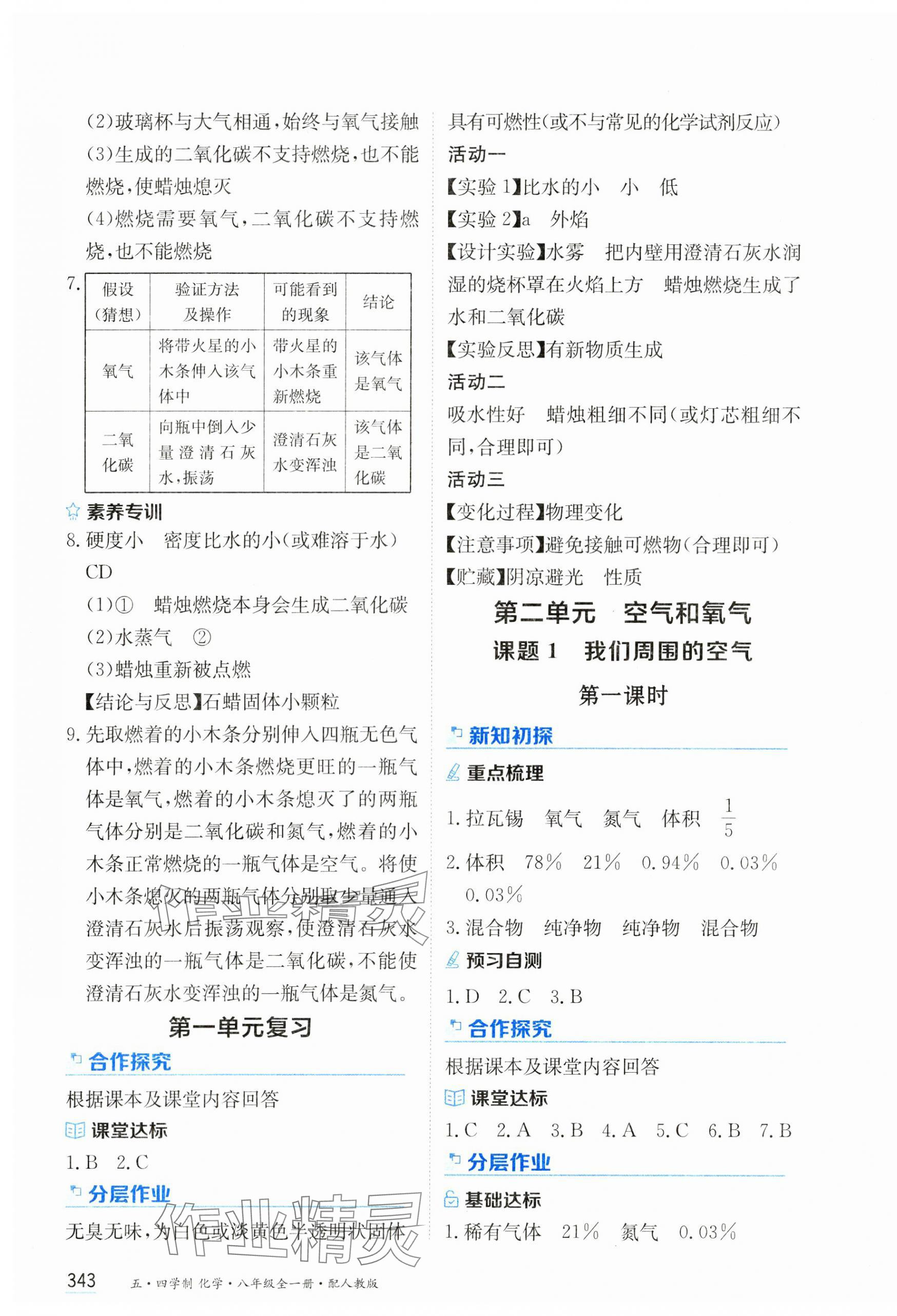 2024年資源與評(píng)價(jià)黑龍江教育出版社八年級(jí)化學(xué)全一冊(cè)人教版五四制 第5頁