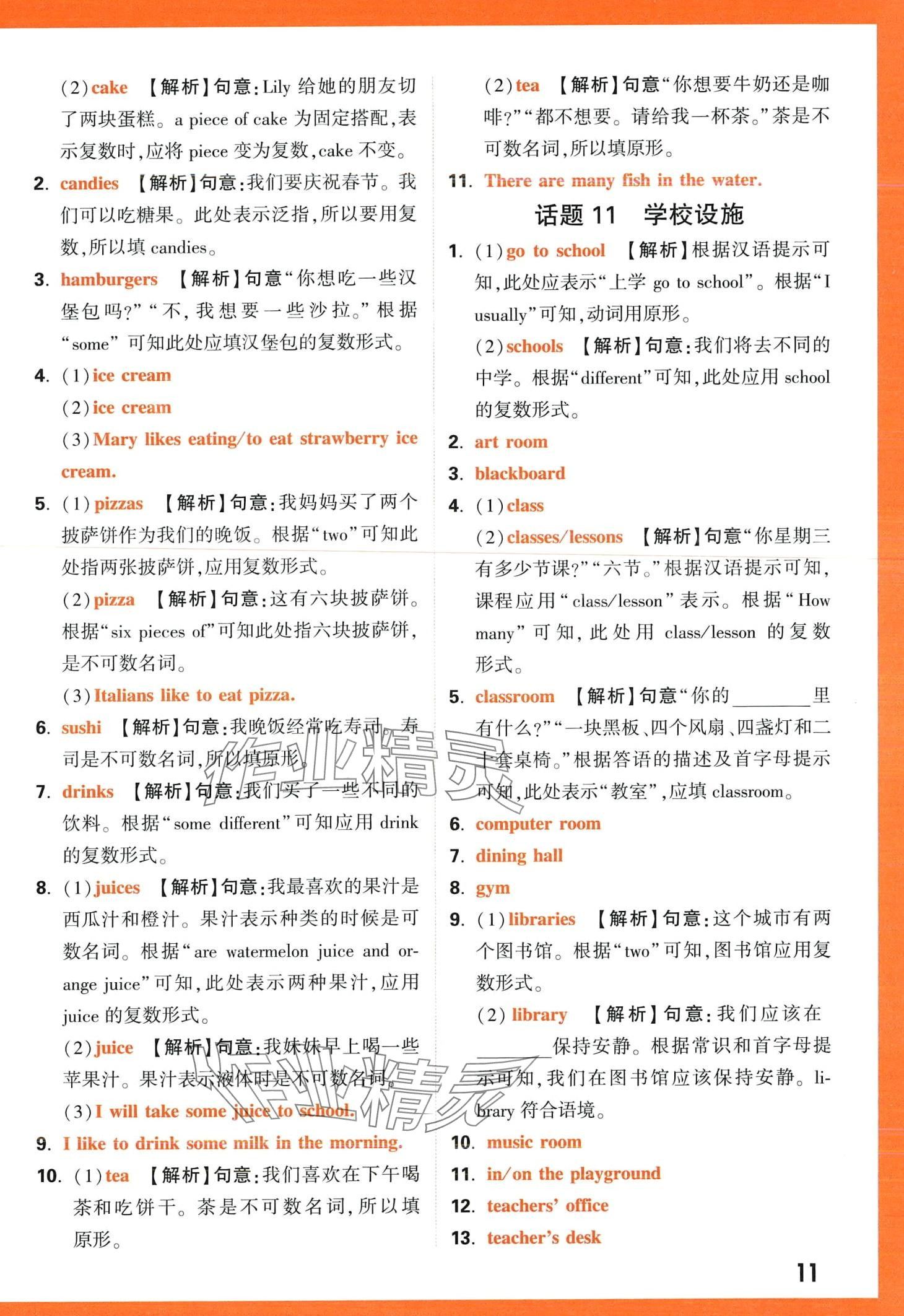 2024年小白鷗英語(yǔ)詞匯小學(xué) 第11頁(yè)