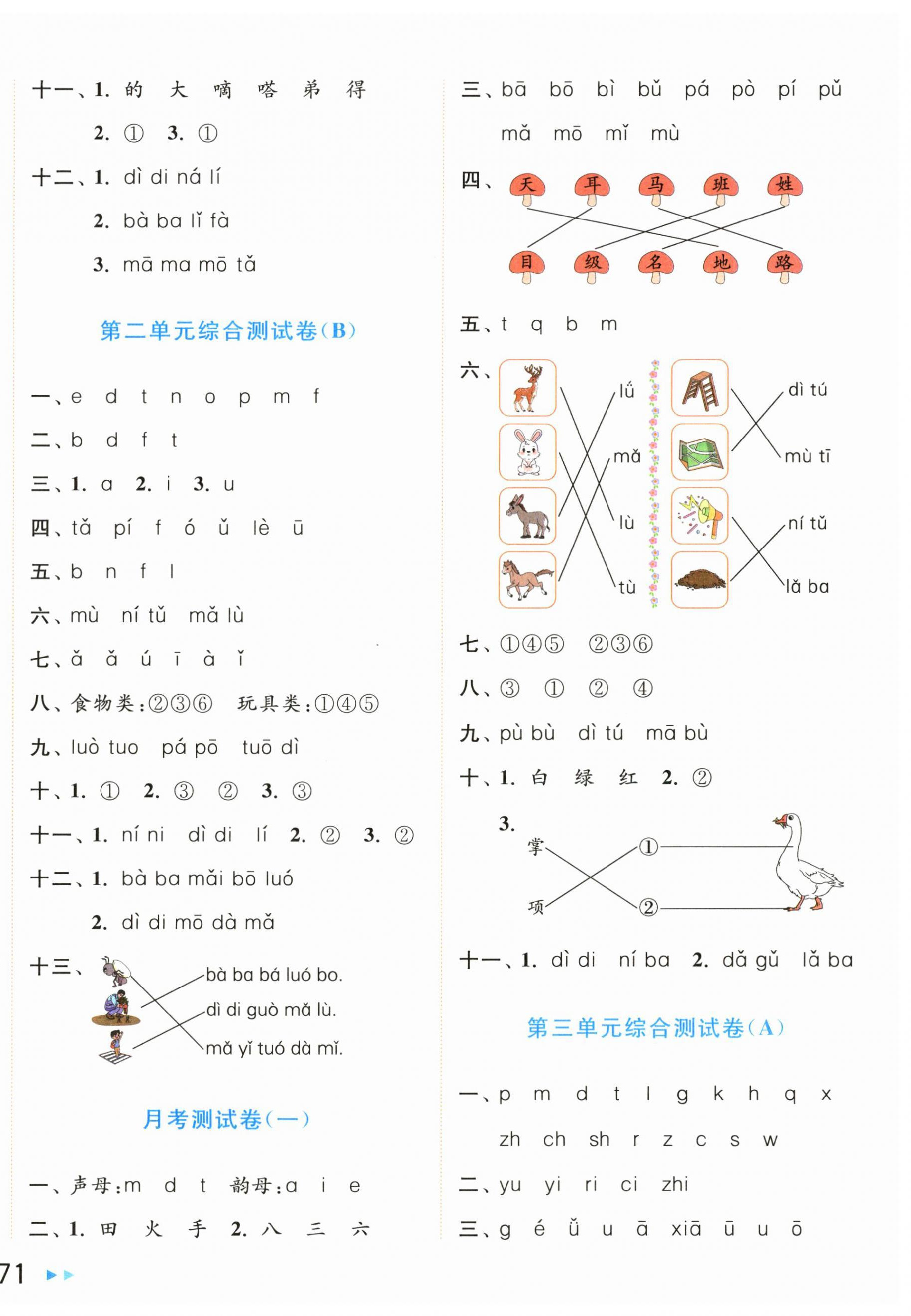 2024年亮點給力大試卷一年級語文上冊人教版 第2頁