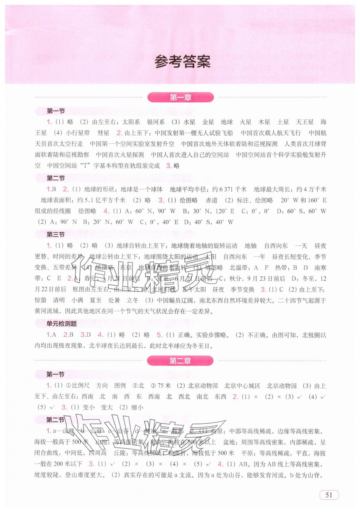 2025年填充图册中国地图出版社七年级地理上册人教版江苏专版 第1页