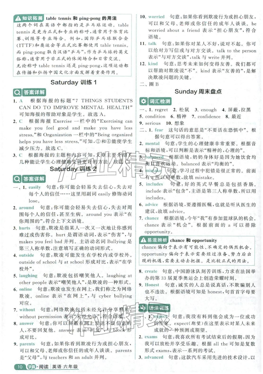 2025年经纶学霸阅读英语100篇六年级英语&nbsp;第10页