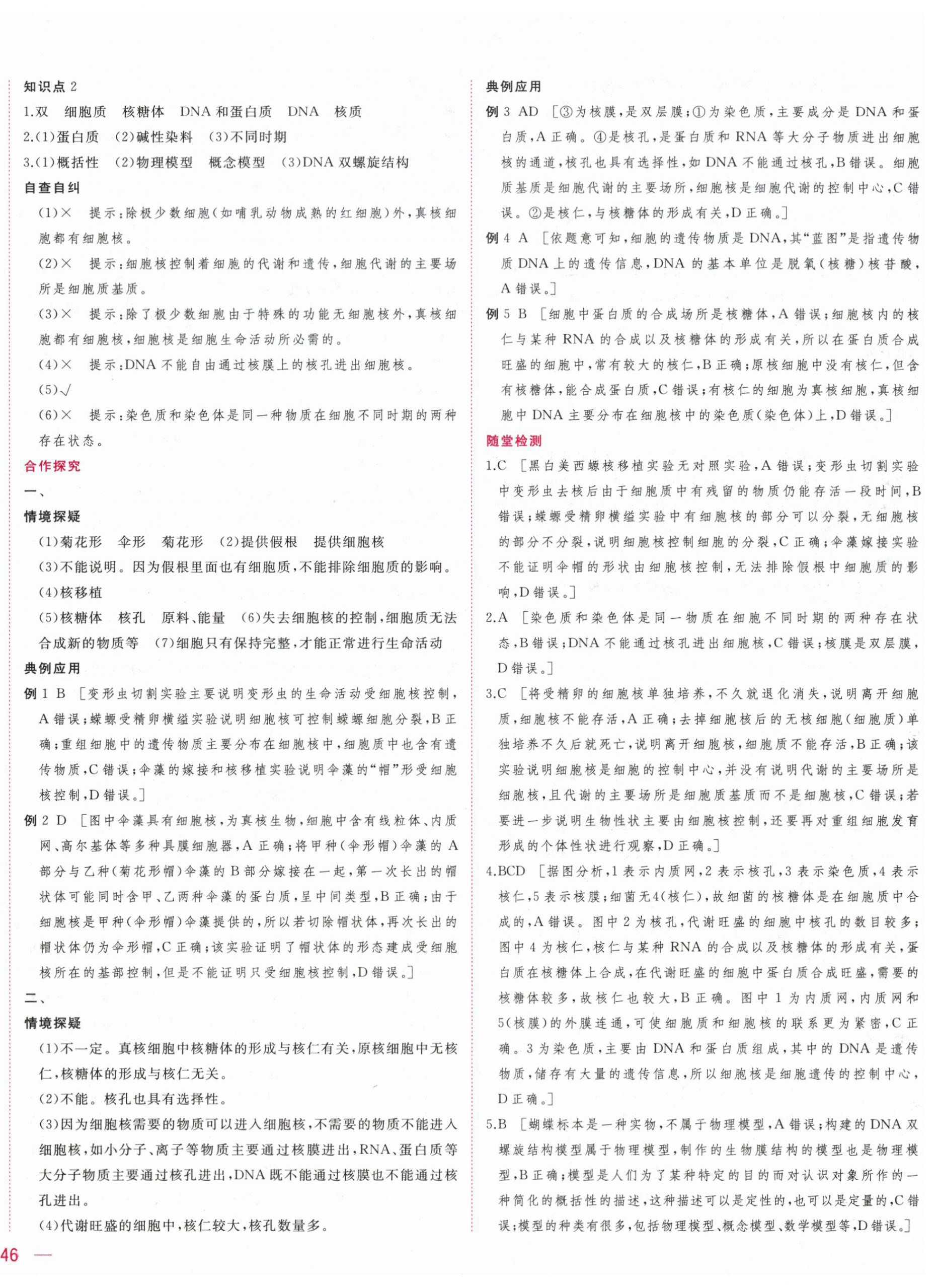 2025年三維隨堂精練高中生物必修1人教版 第12頁