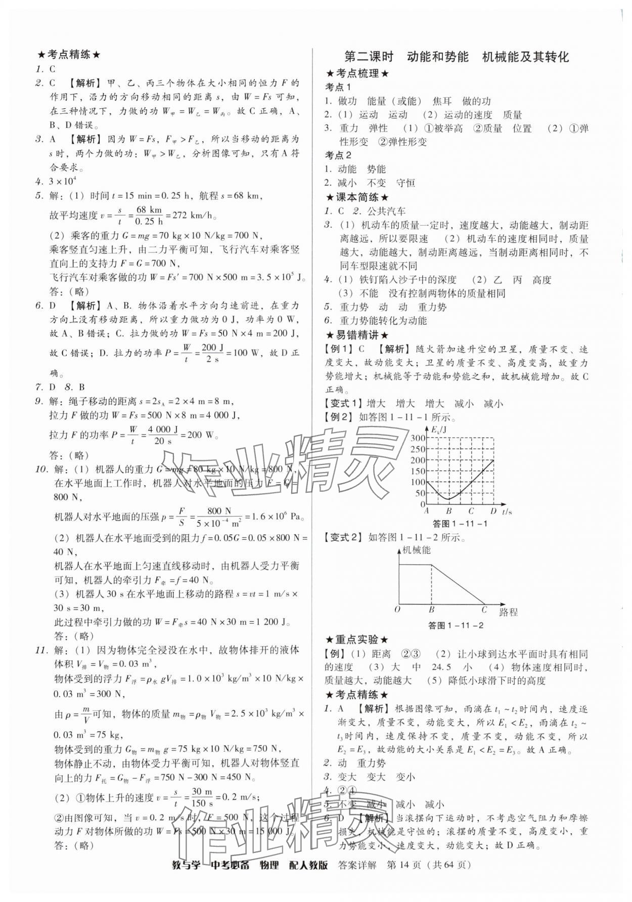 2025年教與學(xué)中考必備物理人教版 第14頁