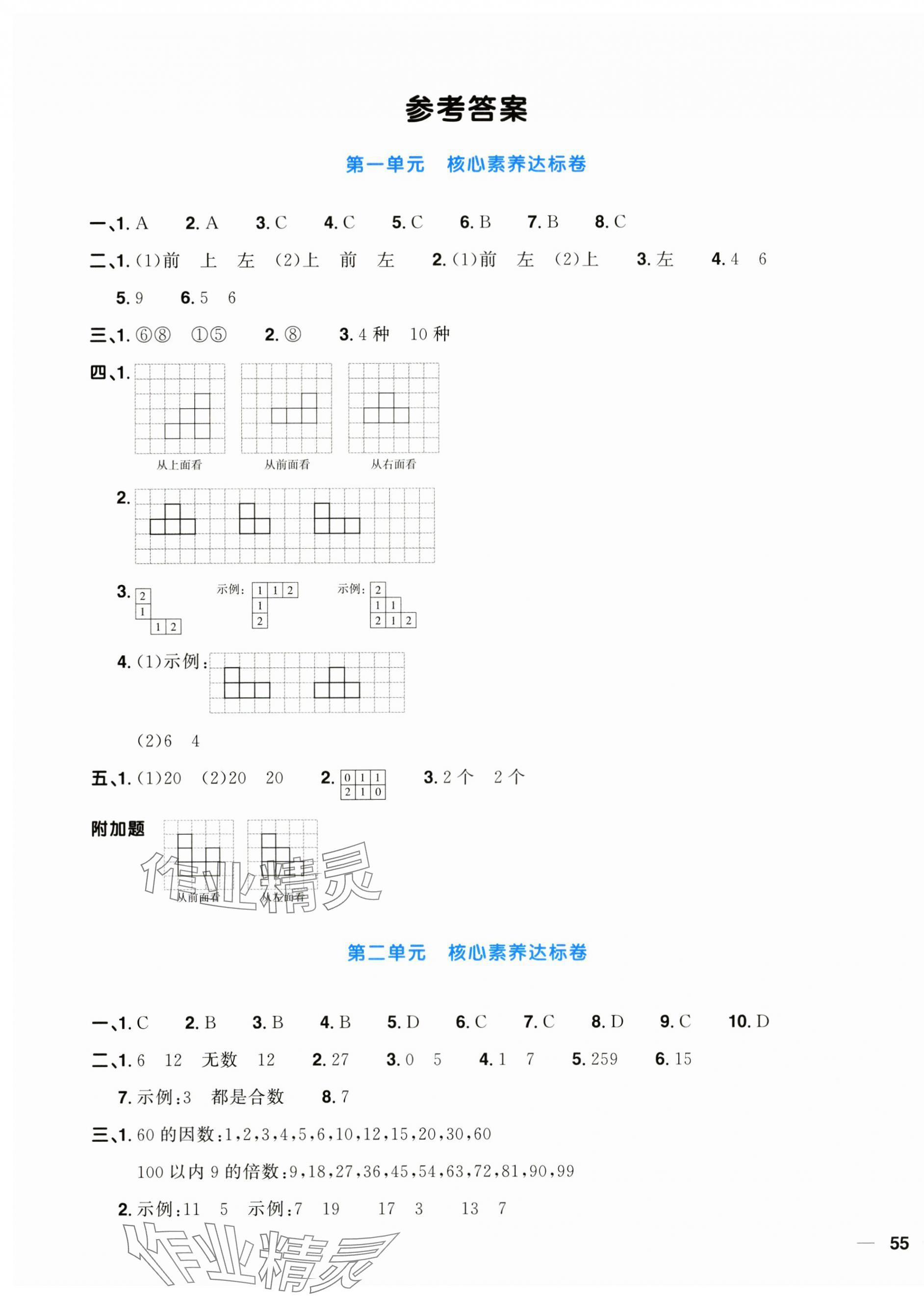 2025年陽光同學(xué)一線名師全優(yōu)好卷五年級數(shù)學(xué)下冊人教版 第1頁