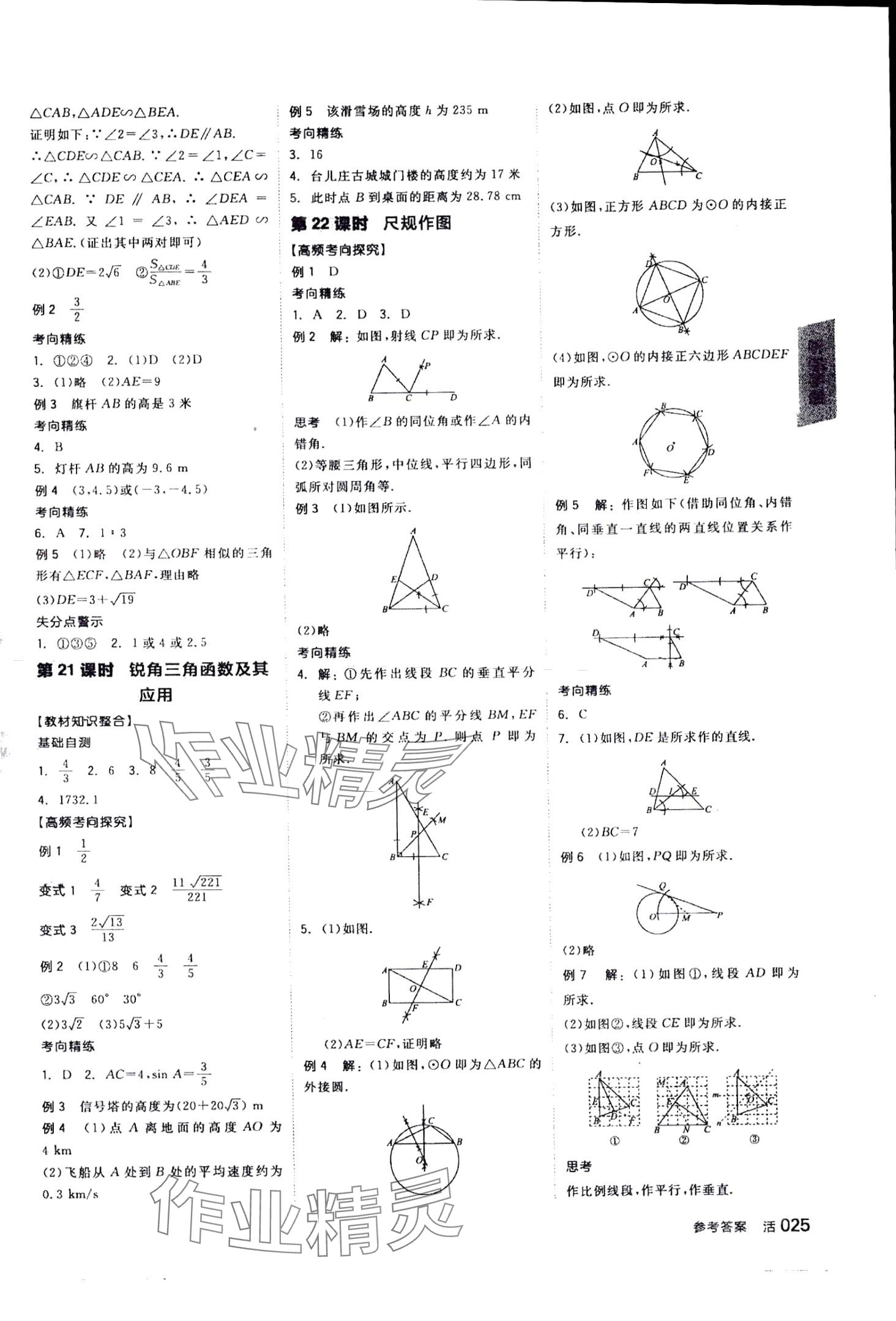 2024年全品中考復(fù)習(xí)方案數(shù)學(xué)華師大版 第10頁(yè)