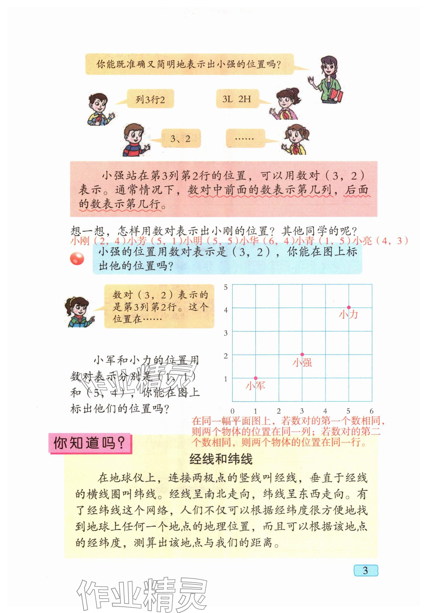 2025年教材课本五年级数学上册青岛版五四制 参考答案第2页