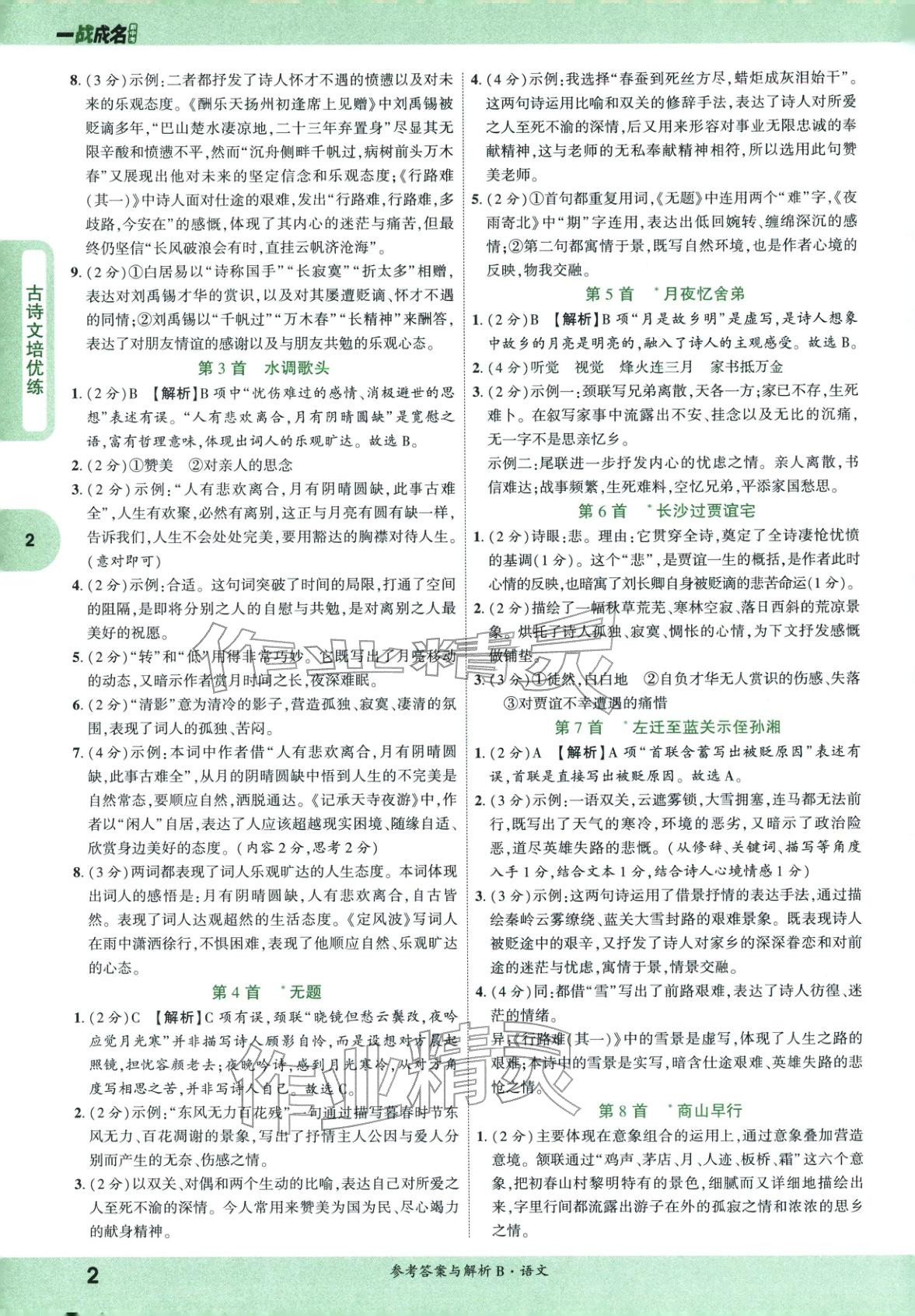 2026年纯练版总复习九年级语文全一册人教版&nbsp;第2页