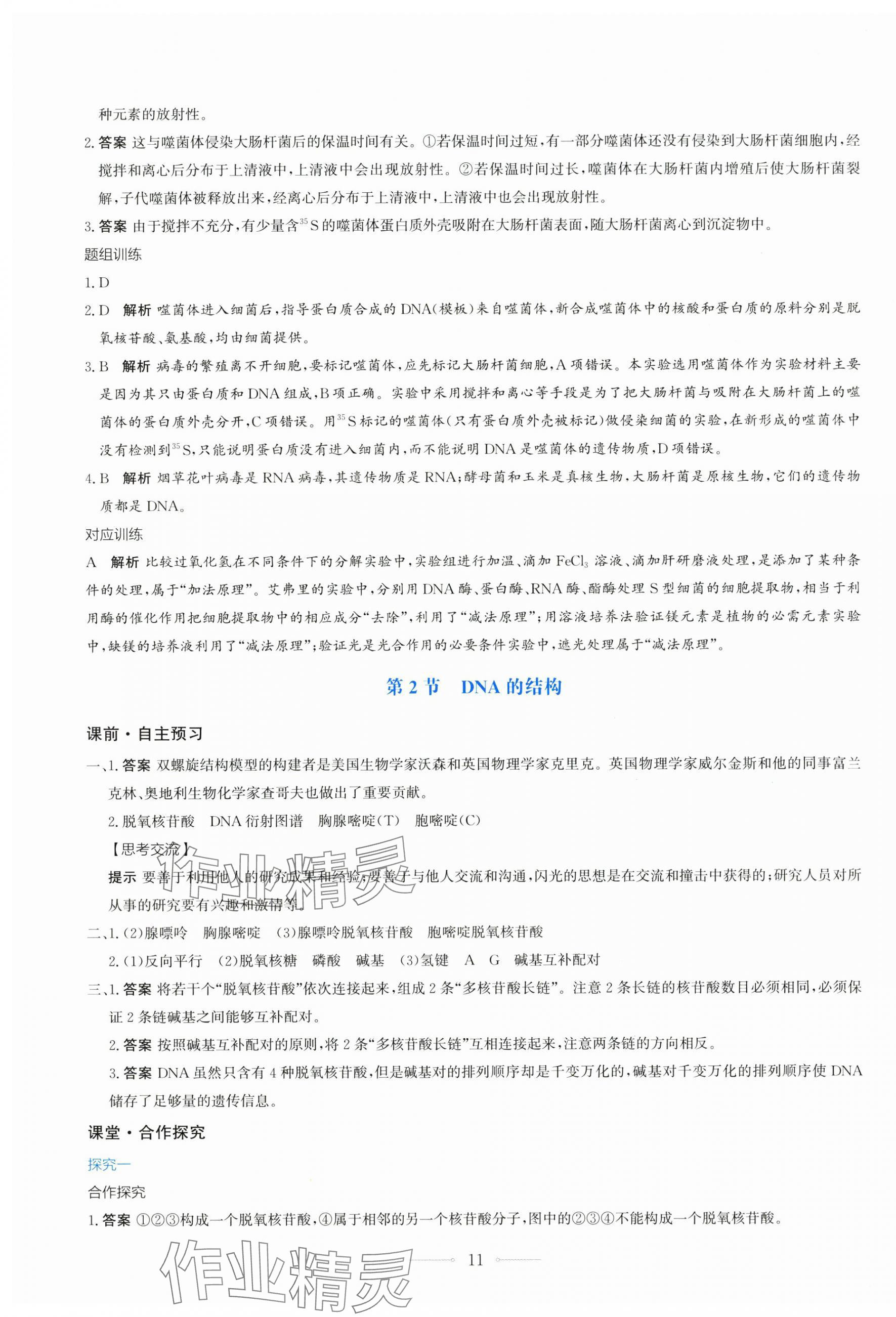 2025年陽(yáng)光課堂人民教育出版社高中生物必修2人教版 第11頁(yè)