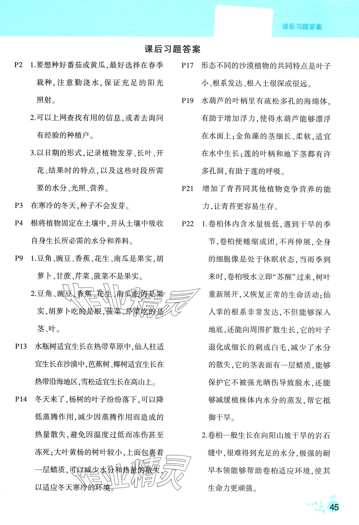 2024年優派全能檢測三年級科學下冊教科版 第1頁