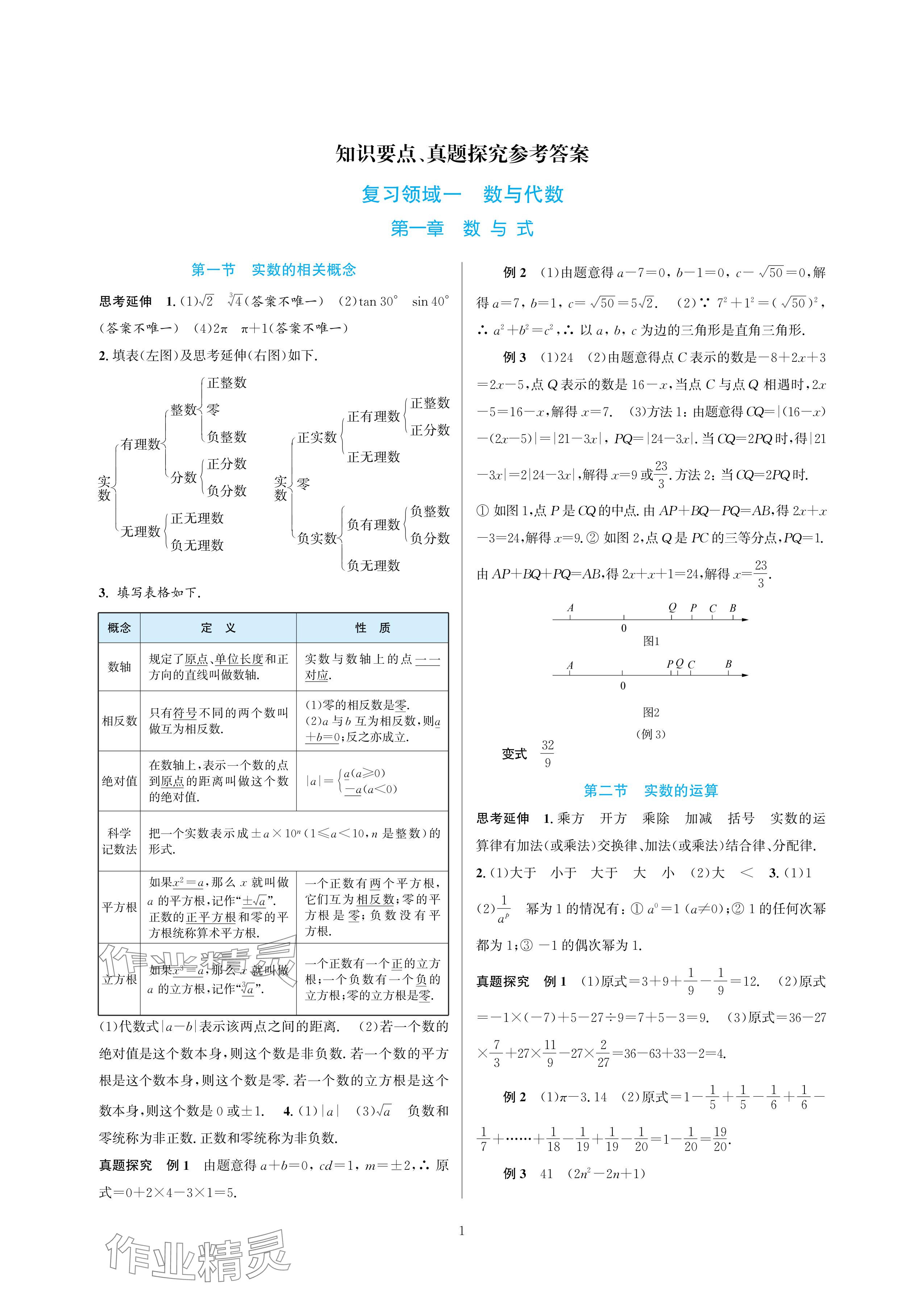 2024年初中學(xué)業(yè)水平考試復(fù)習(xí)導(dǎo)引中考數(shù)學(xué) 第1頁(yè)