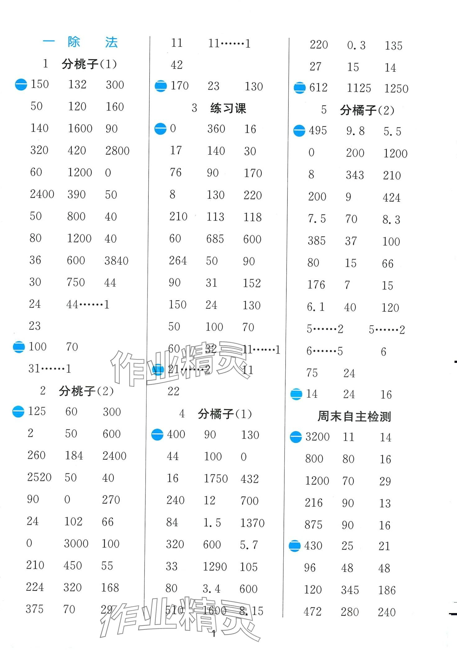 2024年實(shí)驗(yàn)班計(jì)算高手三年級(jí)數(shù)學(xué)下冊(cè)北師大版 第1頁(yè)