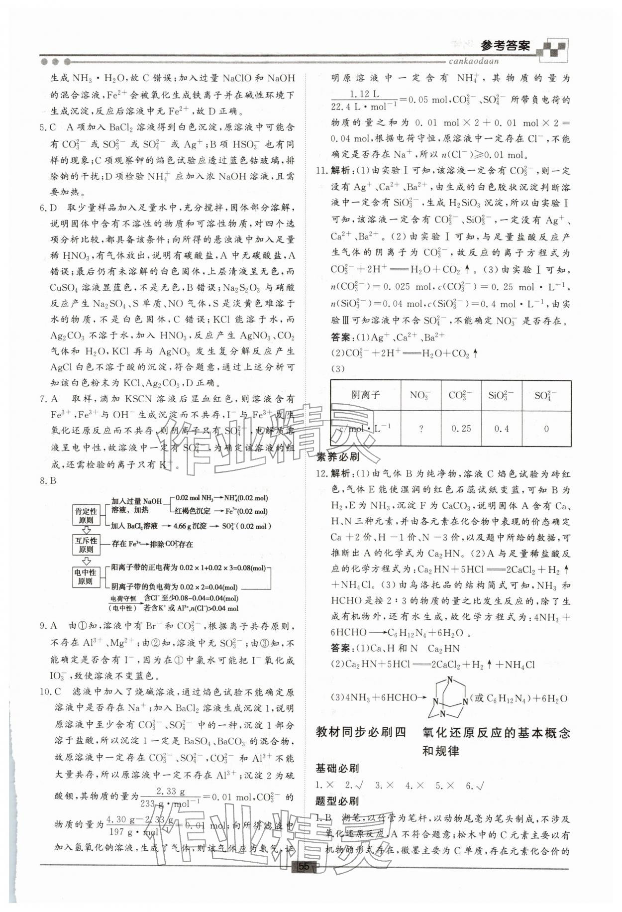 2026年智慧學習新疆文化出版社高一化學&nbsp;第3頁