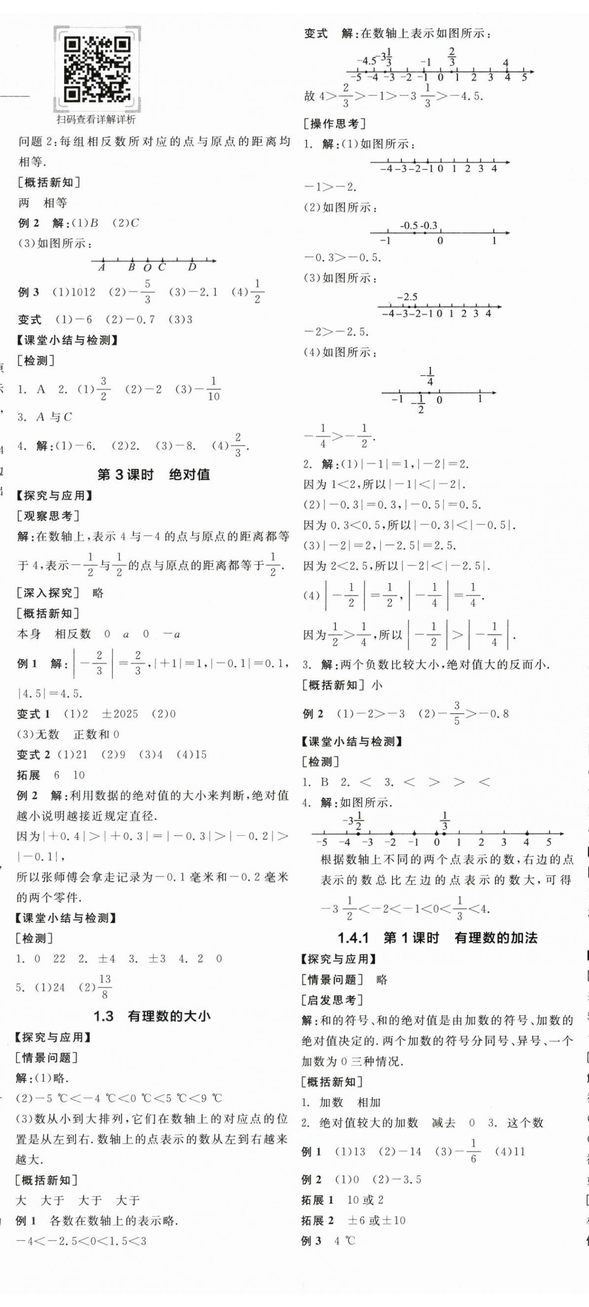 2025年全品學(xué)練考七年級數(shù)學(xué)上冊滬科版 第2頁