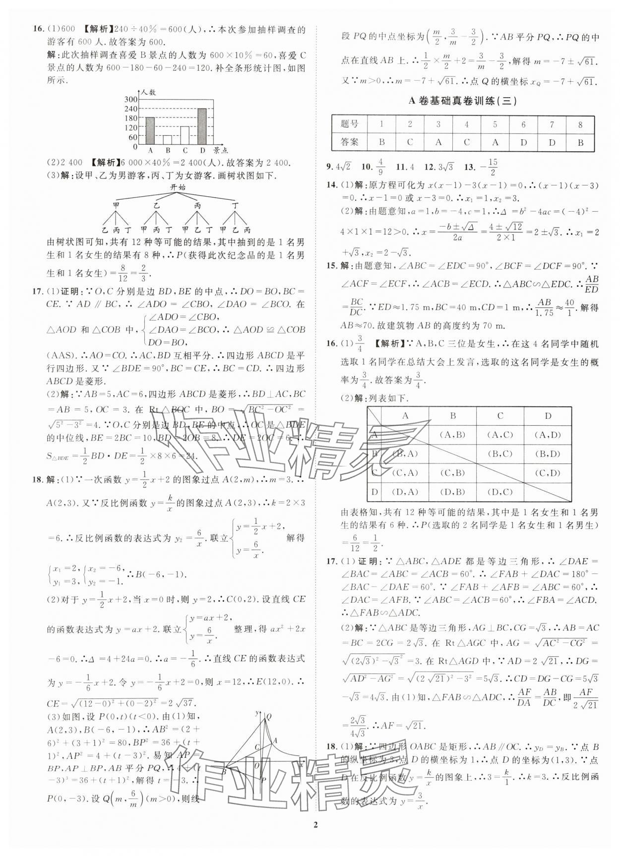 2025年初中学业水平考试应试指南数学 第2页