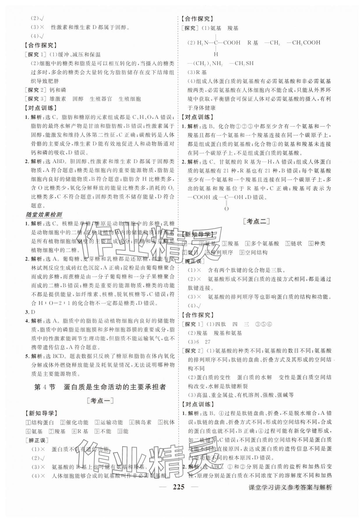 2025年高中同步创新课堂优化方案高中生物必修1人教版江苏专版 第5页