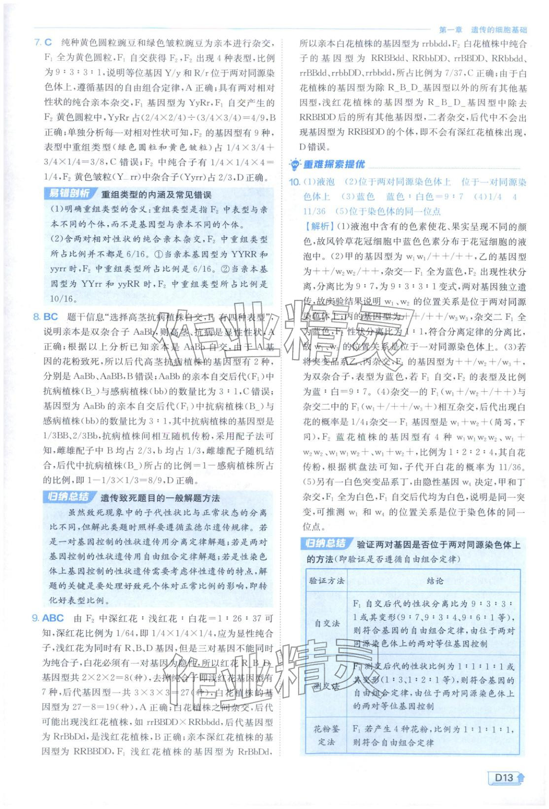 2026年實驗班提優(yōu)訓練高中生物必修第二冊蘇教版&nbsp;第13頁