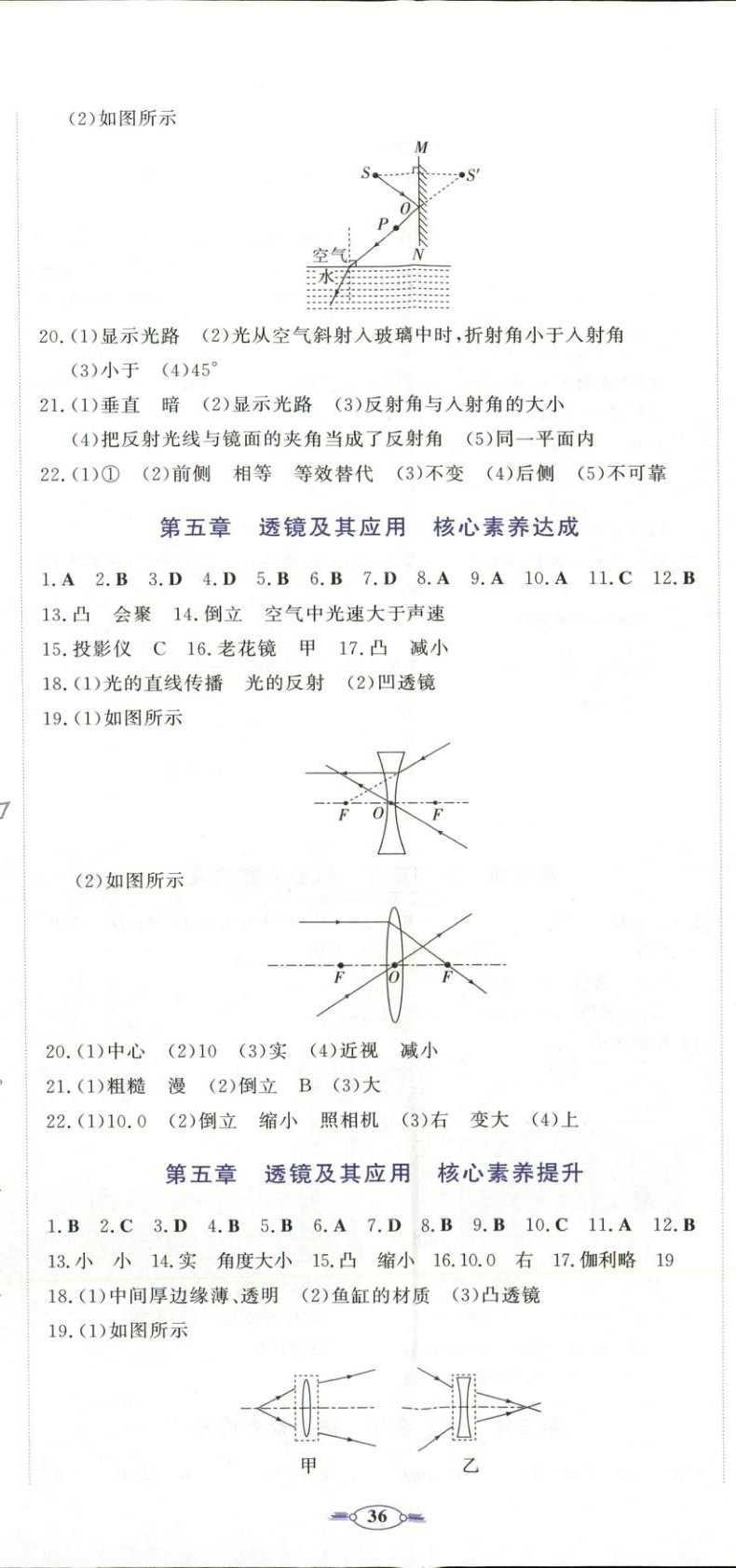 2025年同步优学核心素养评价八年级物理上册人教版&nbsp;第5页