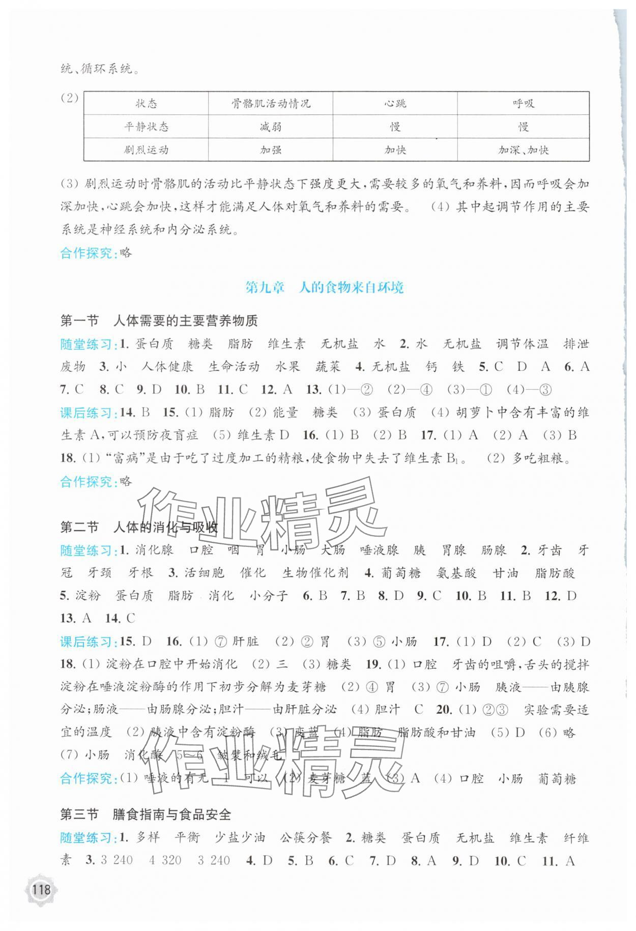 2024年学习与评价江苏凤凰教育出版社七年级生物下册苏教版 第2页