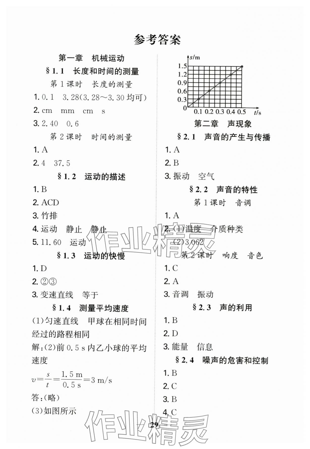 2024年多維導(dǎo)學(xué)案八年級物理上冊人教版 第1頁