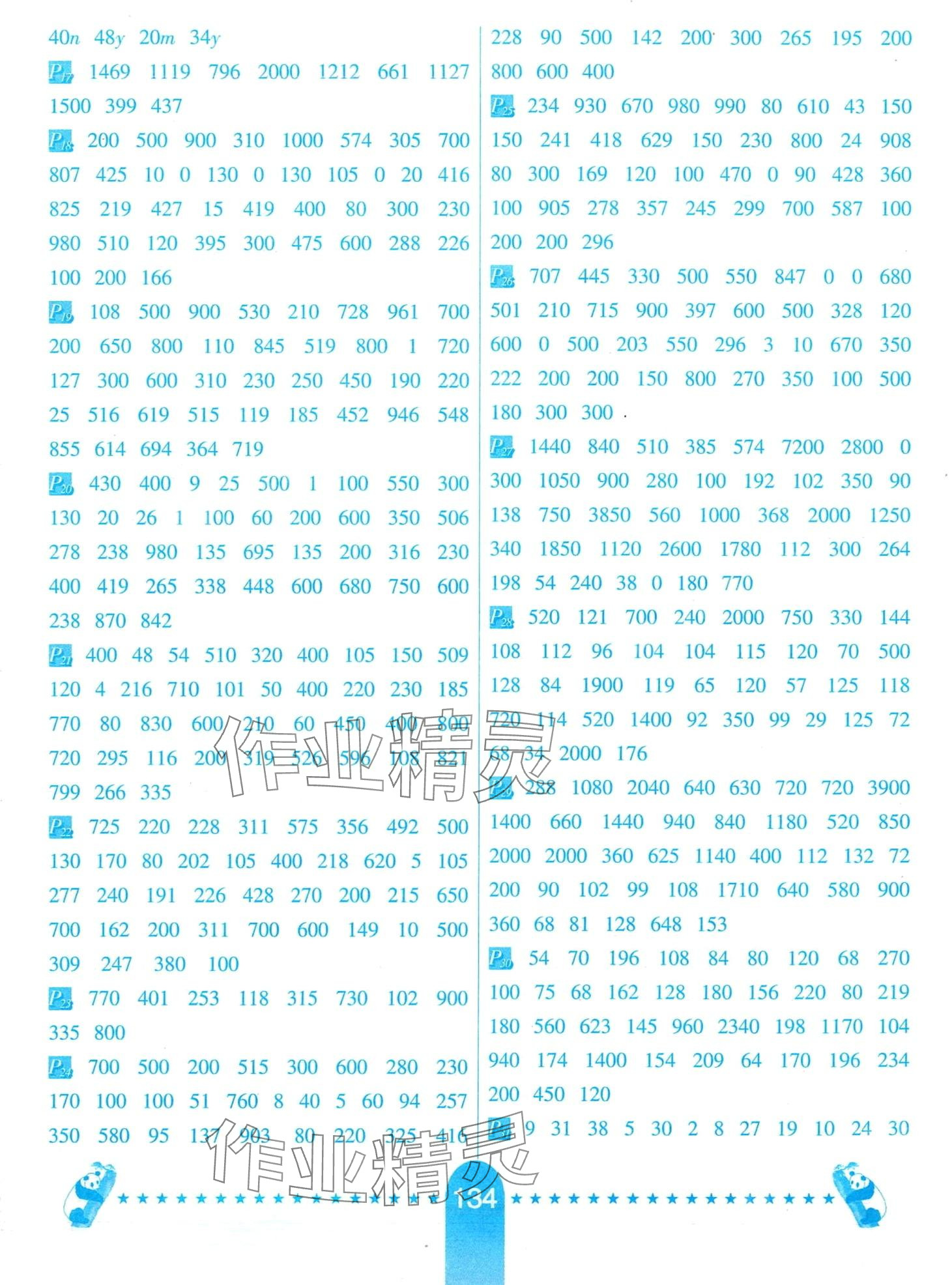 2024年口算題卡河北少年兒童出版社四年級(jí)數(shù)學(xué)下冊(cè)冀教版 第2頁(yè)