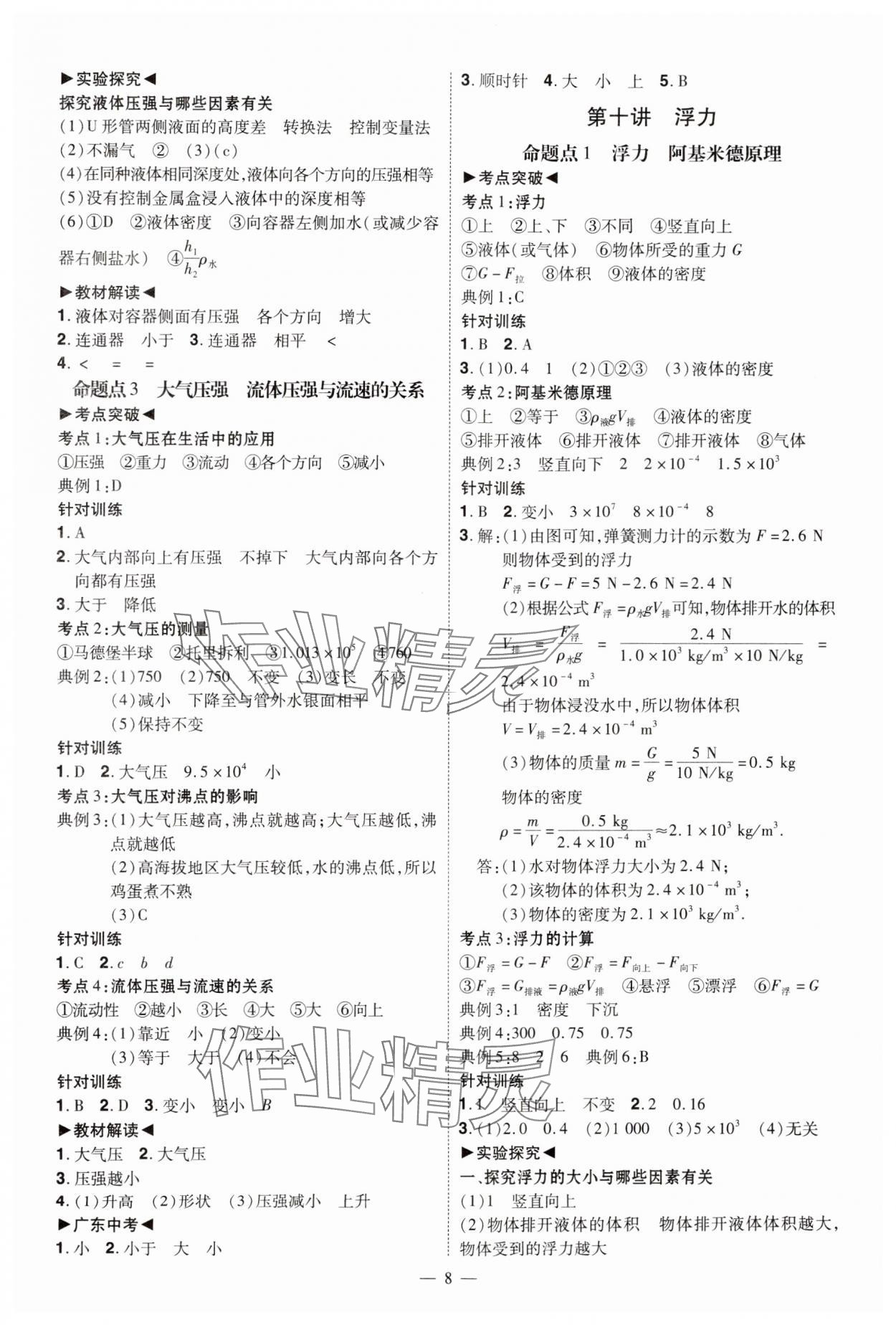 2025年中考沖刺物理廣東專版 第8頁(yè)