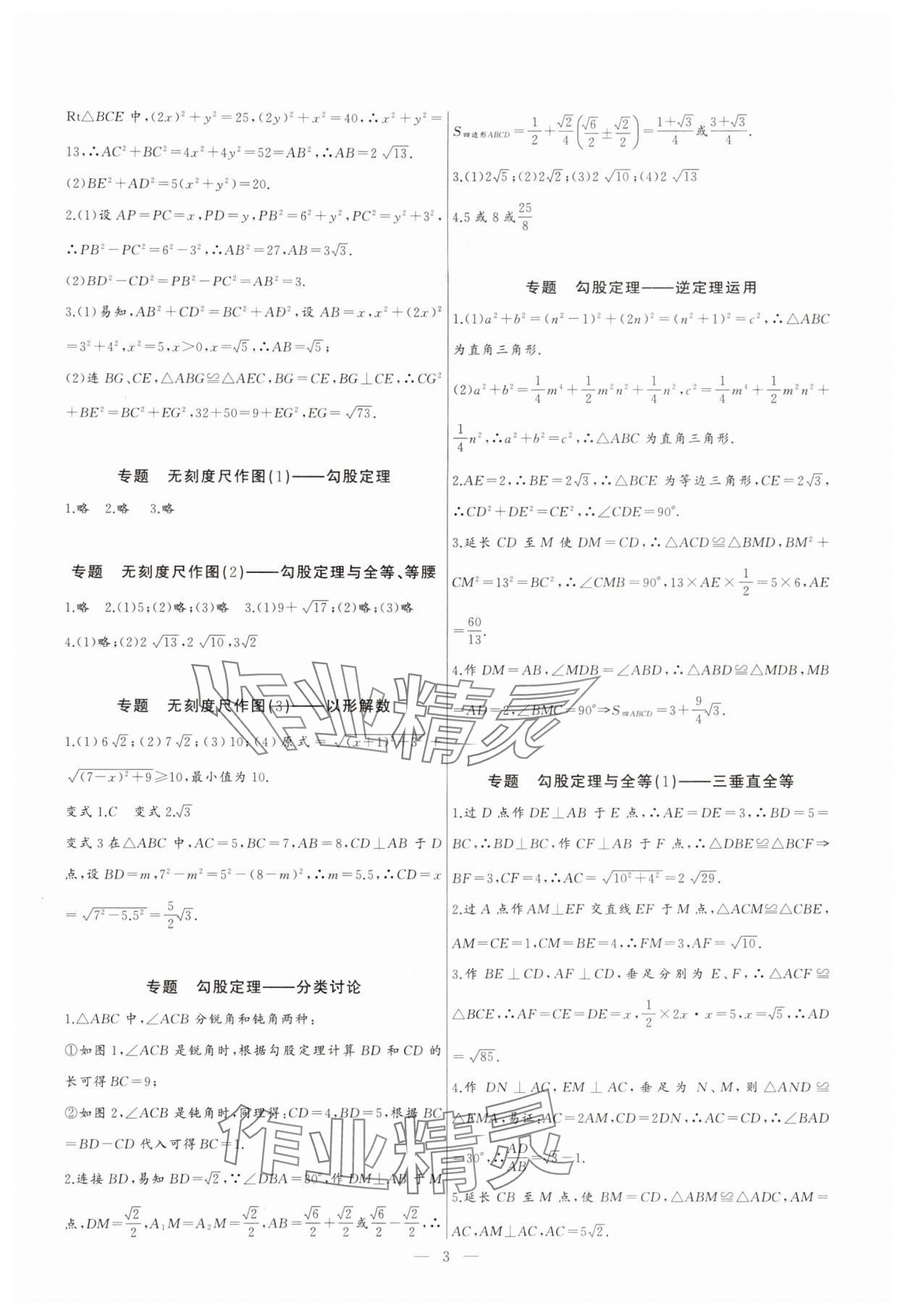 2024年新课堂新观察培优讲练八年级数学下册人教版 第3页