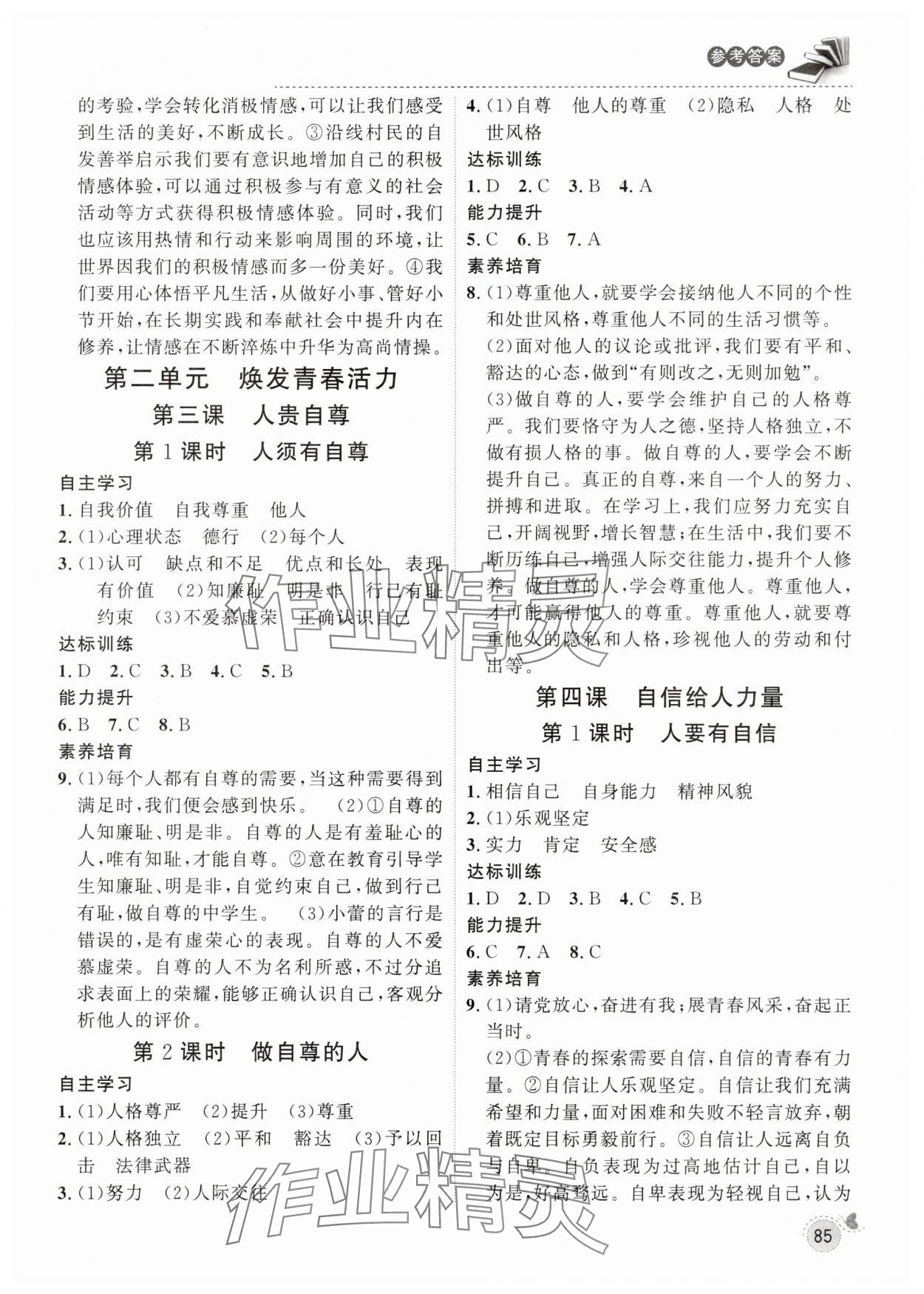 2025年配套檢測(cè)與練習(xí)七年級(jí)道德與法治下冊(cè)人教版 第3頁(yè)