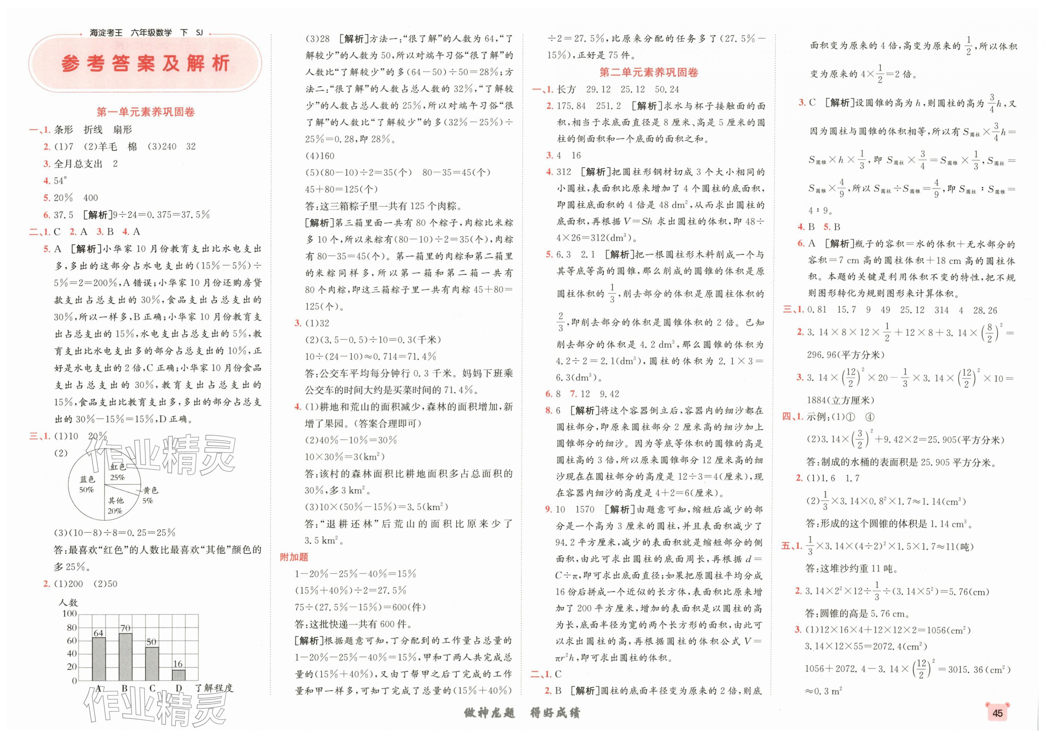 2026年神龙牛皮卷海淀考王六年级数学下册苏教版&nbsp;第1页