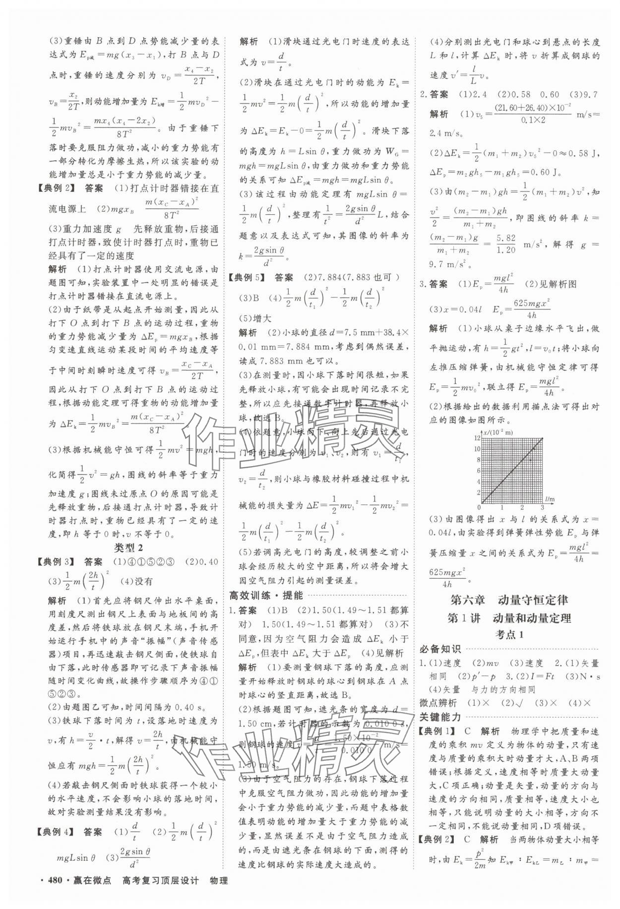2025年贏在微點物理 參考答案第21頁