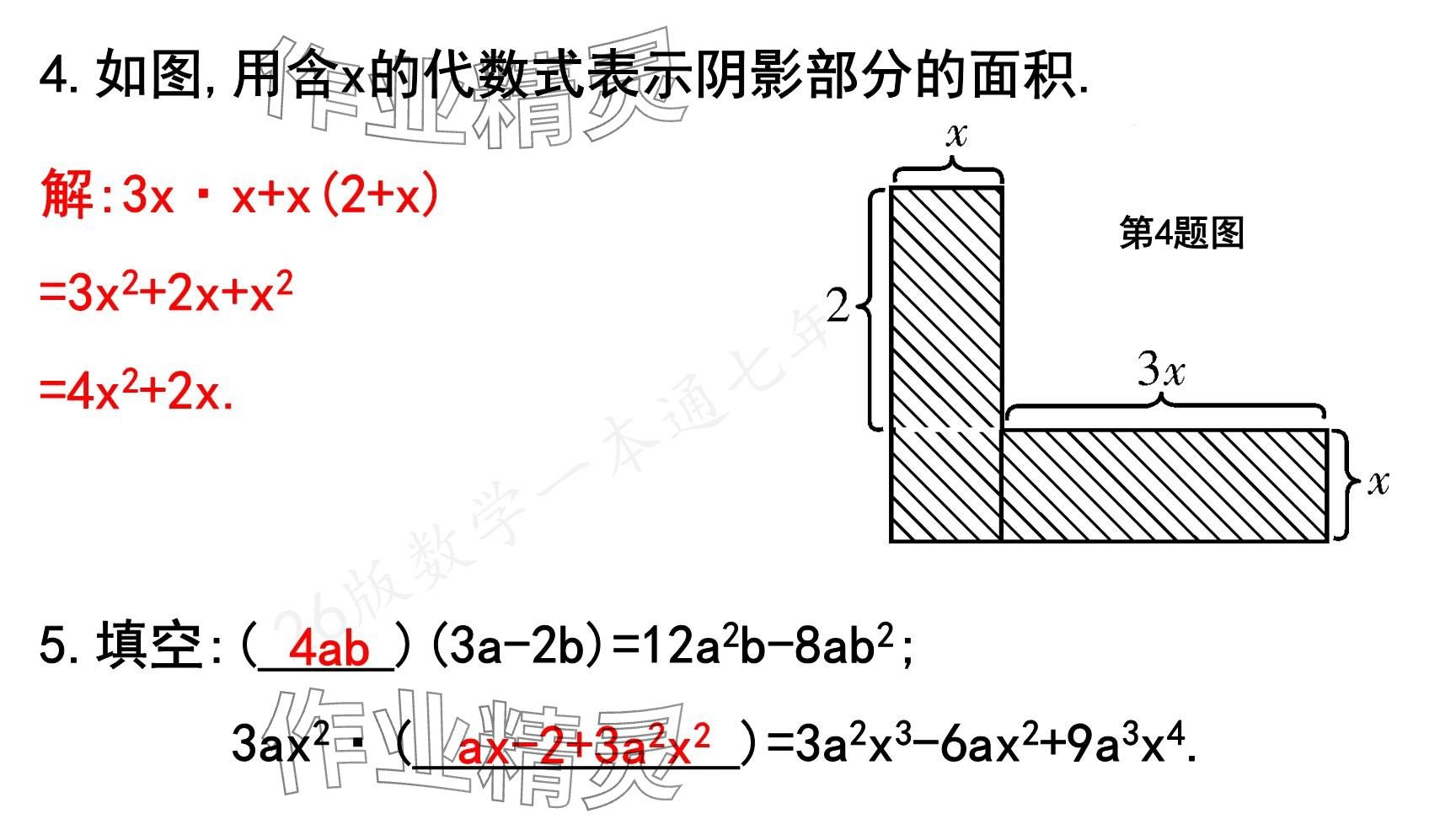 2025年一本通武漢出版社七年級數(shù)學下冊北師大版核心版 參考答案第69頁