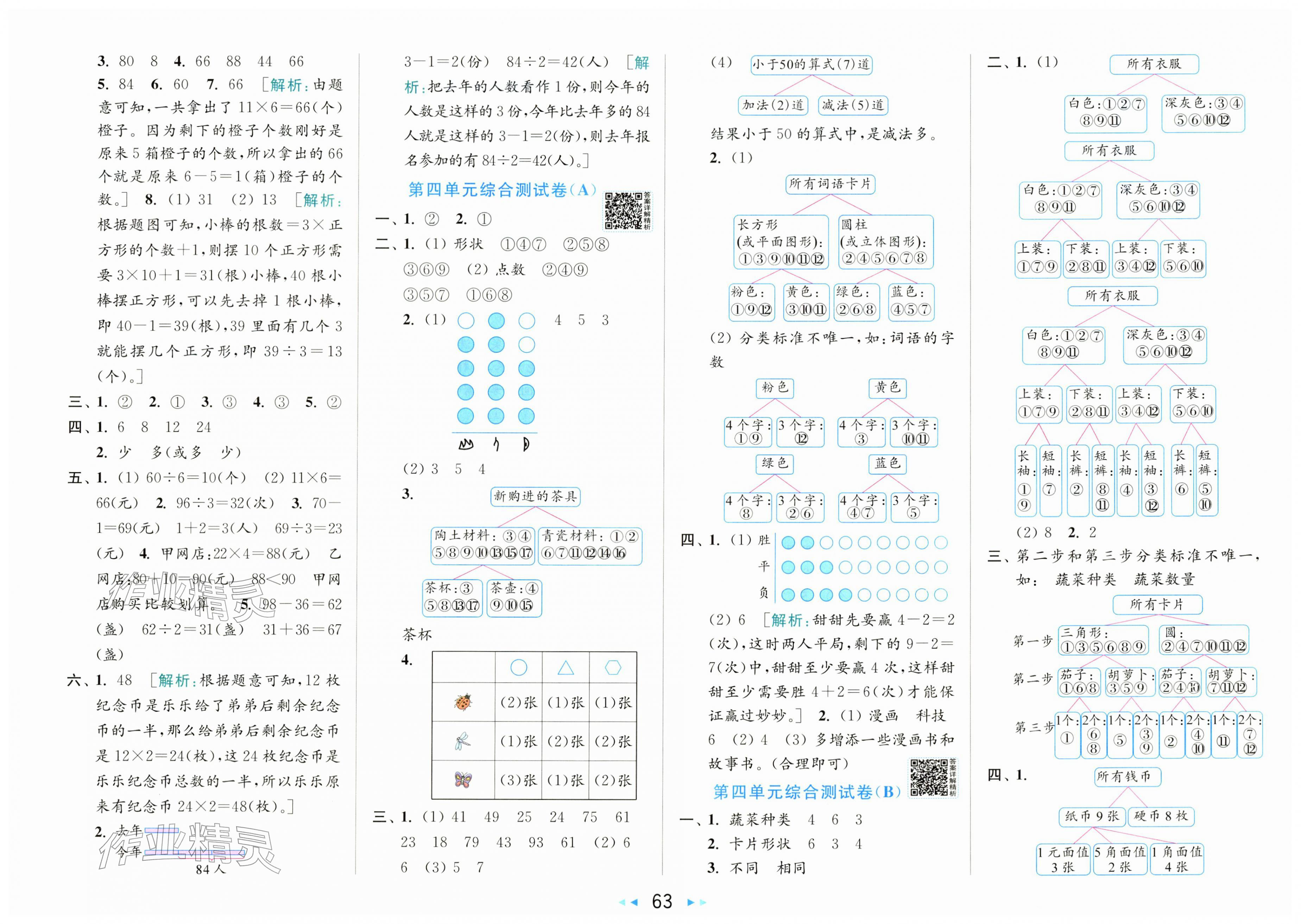 2026年亮点给力大试卷二年级数学下册苏教版&nbsp;第3页