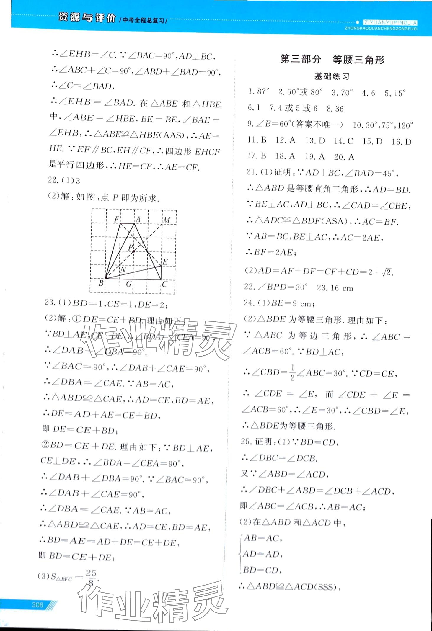 2024年資源與評價中考全程總復習數(shù)學D版 第9頁