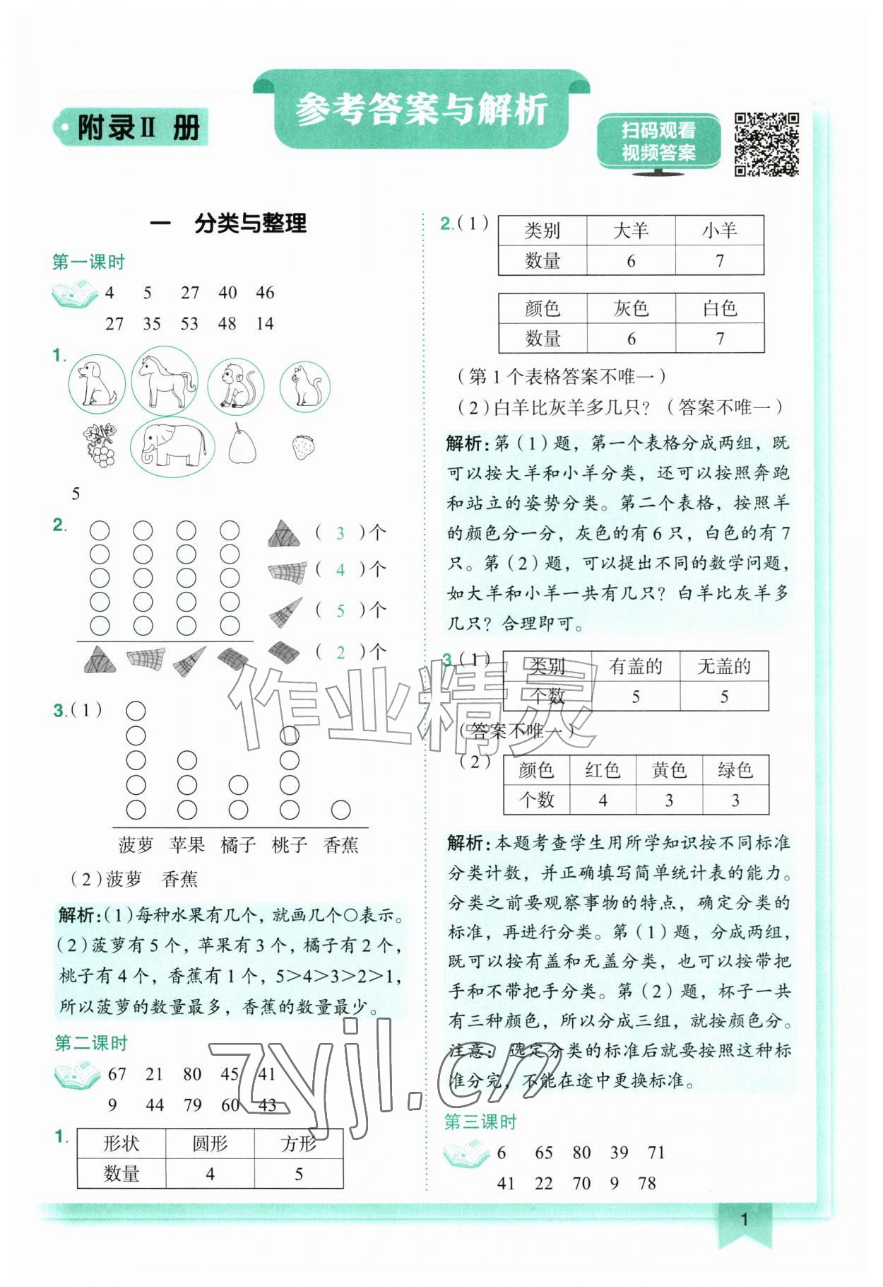 2026年黄冈小状元作业本二年级数学上册人教版广东专版&nbsp;第1页