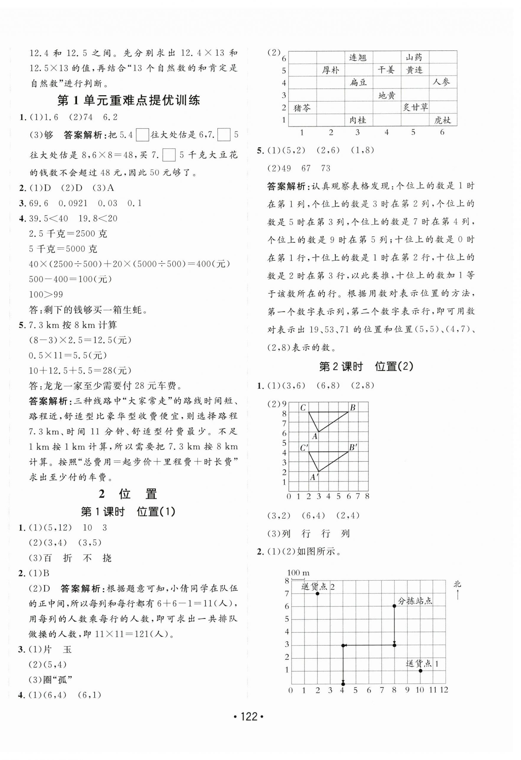 2025年同行課課100分過關(guān)作業(yè)五年級(jí)數(shù)學(xué)上冊(cè)人教版 第6頁
