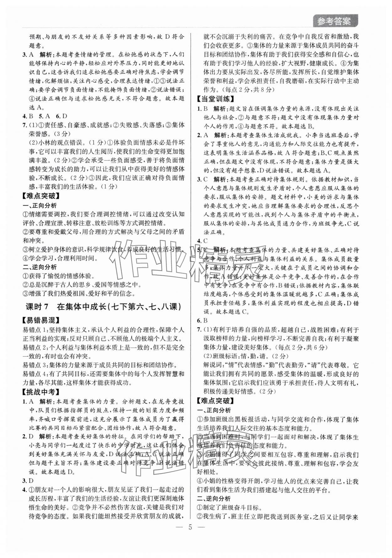 2025年廣東名師講練通中考總復習道德與法治深圳專版 第5頁