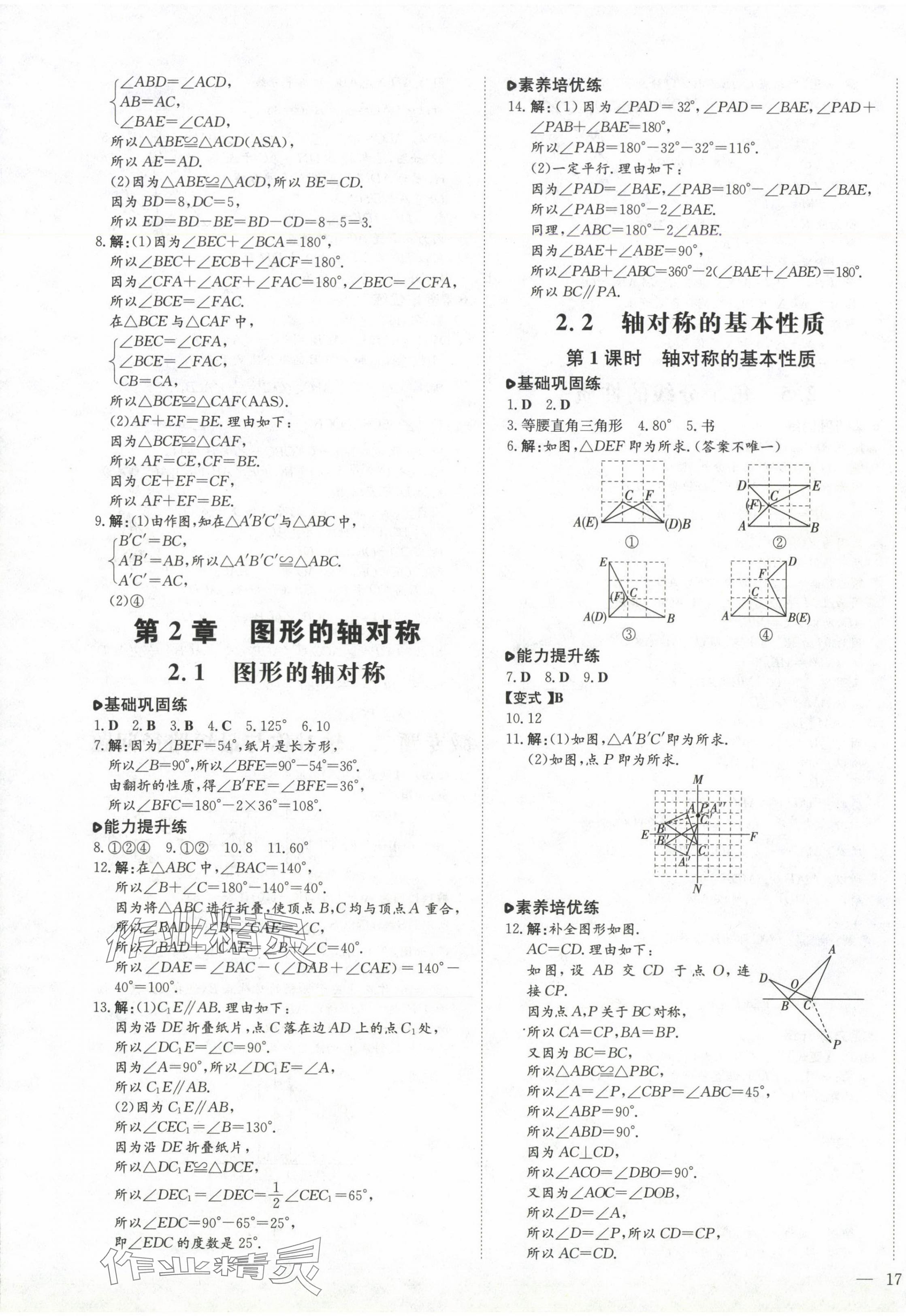 2024年練案八年級數(shù)學上冊青島版 第5頁