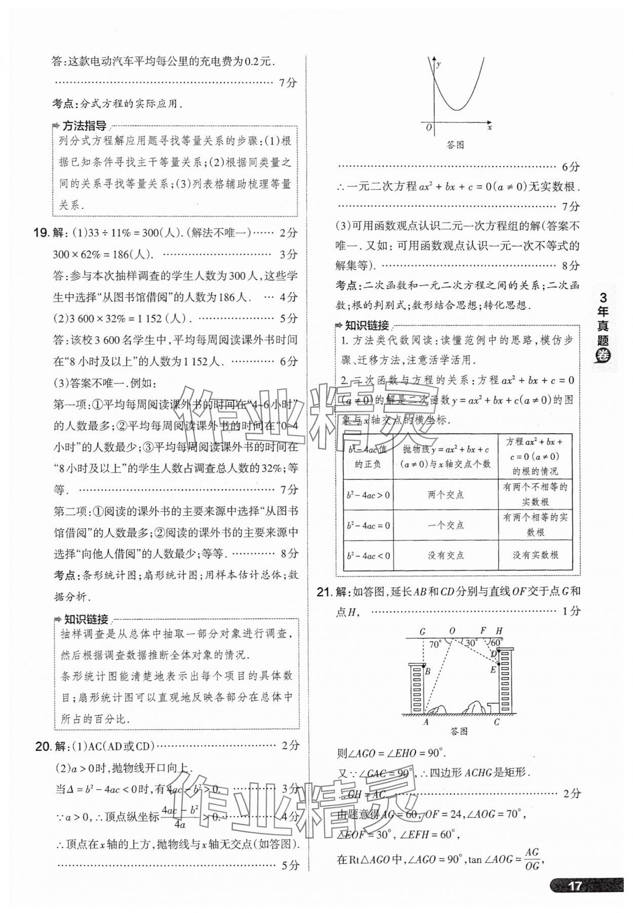 2025年領(lǐng)跑卷數(shù)學(xué)山西專版&nbsp;參考答案第17頁(yè)