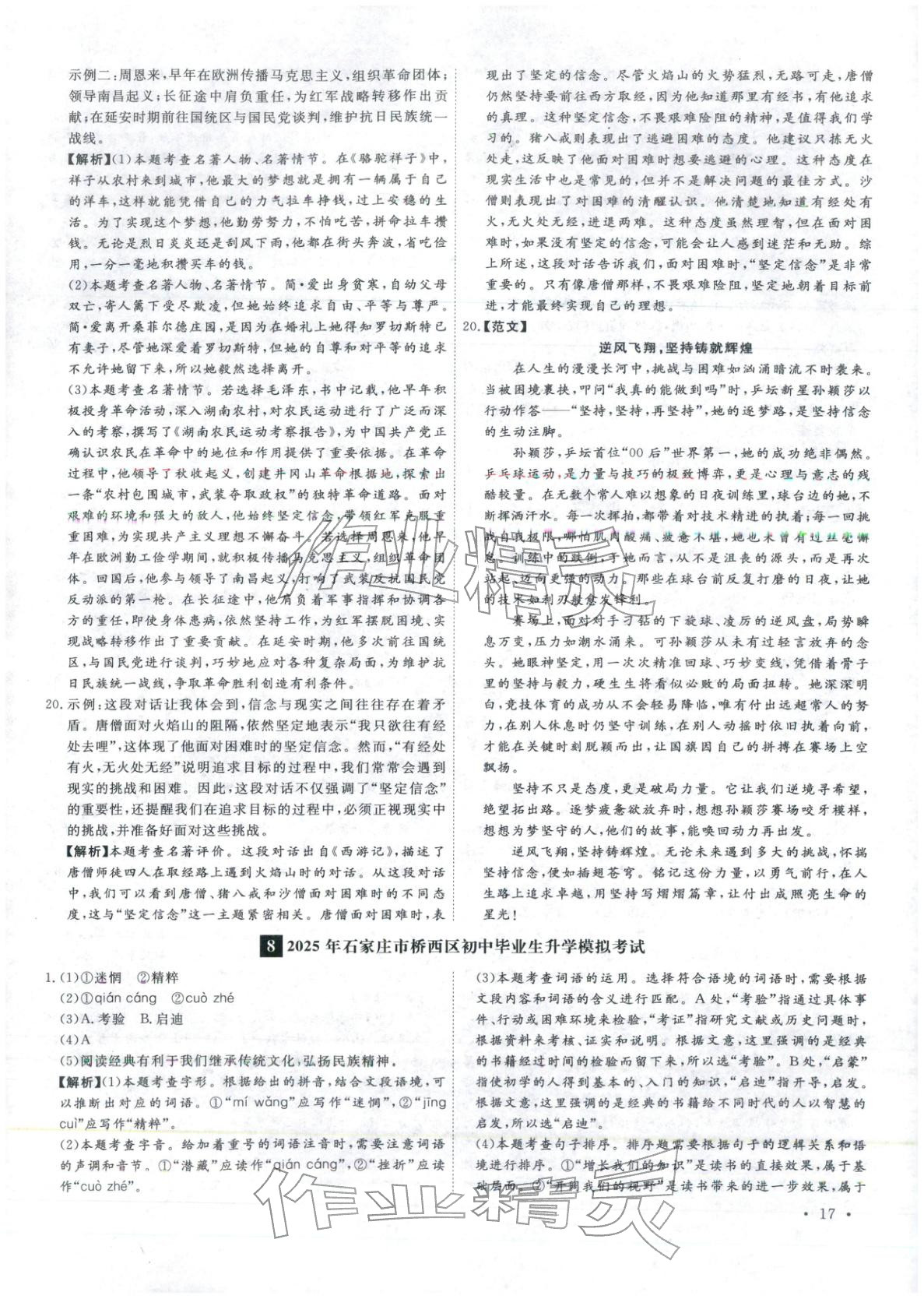 2026年河北中考必備卷語文 第17頁
