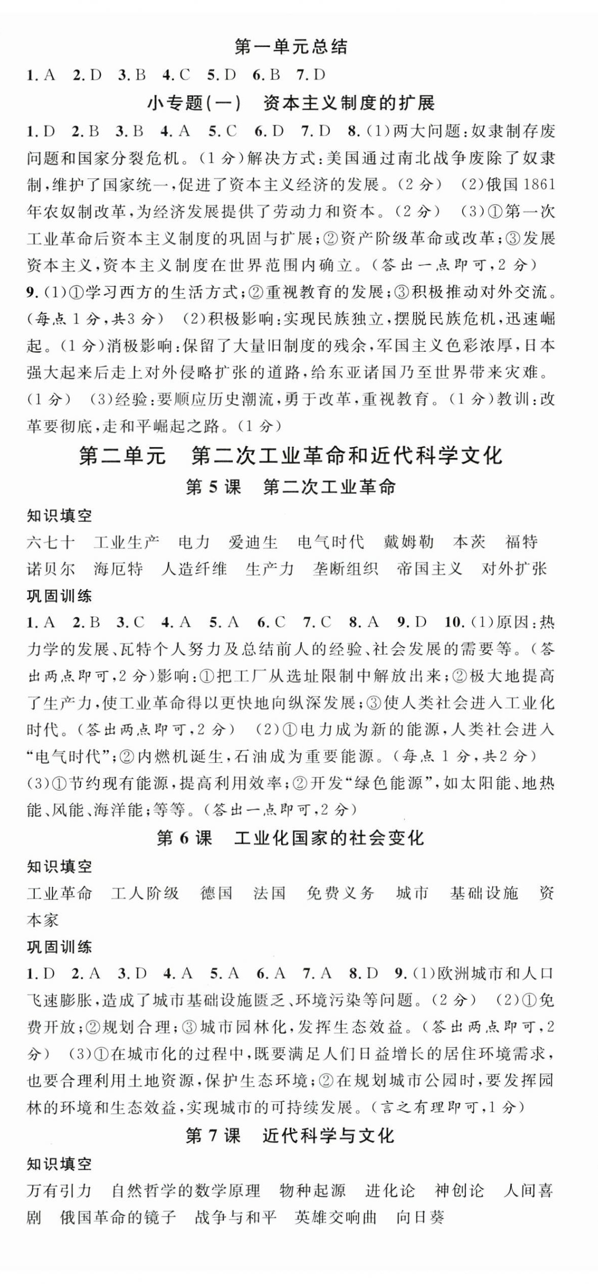 2025年名校課堂九年級(jí)歷史下冊(cè)人教版河南專版 第2頁(yè)