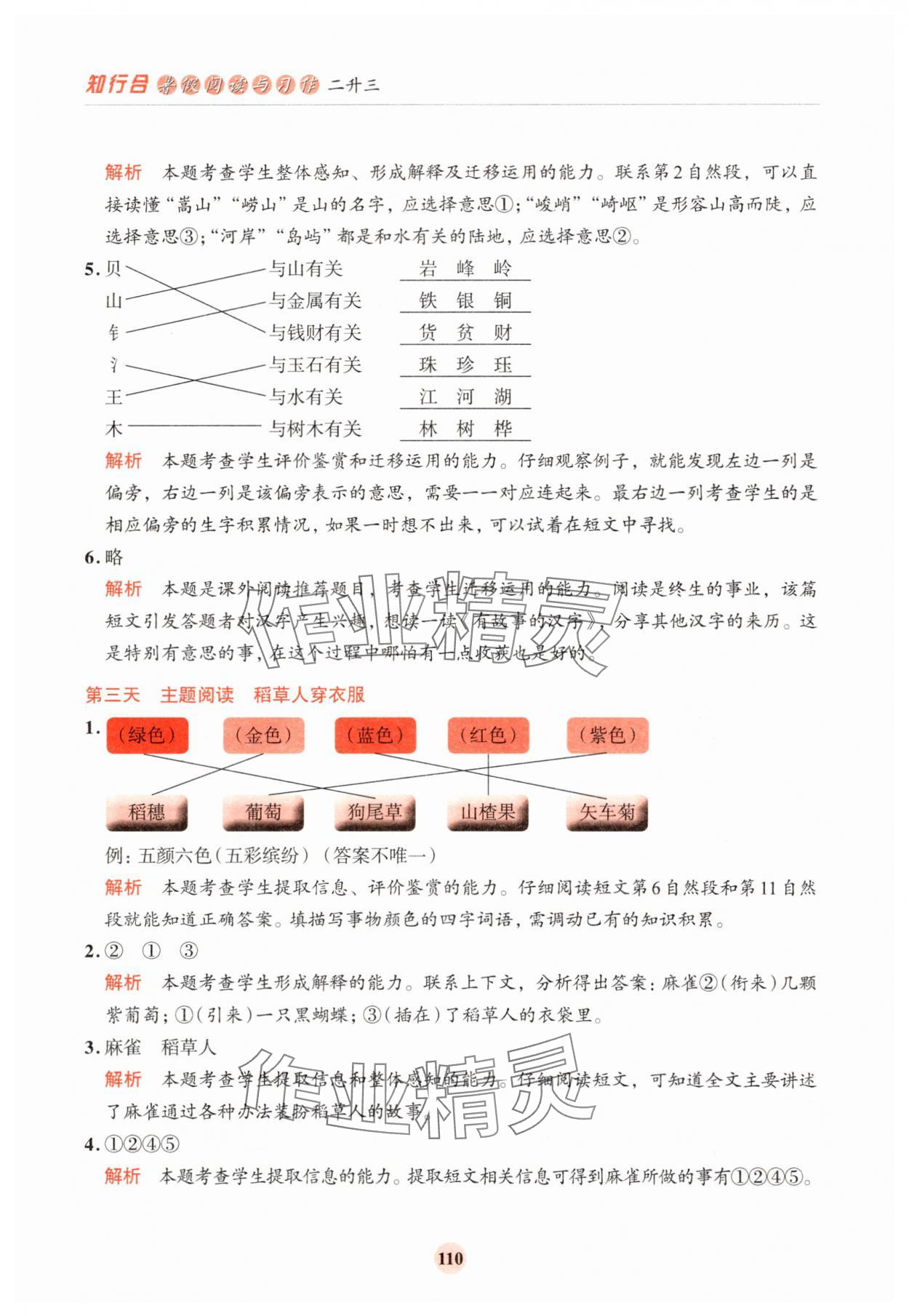 2025年知行合暑假阅读与习作浙江科学技术出版社二年级语文人教版浙江专版 第2页